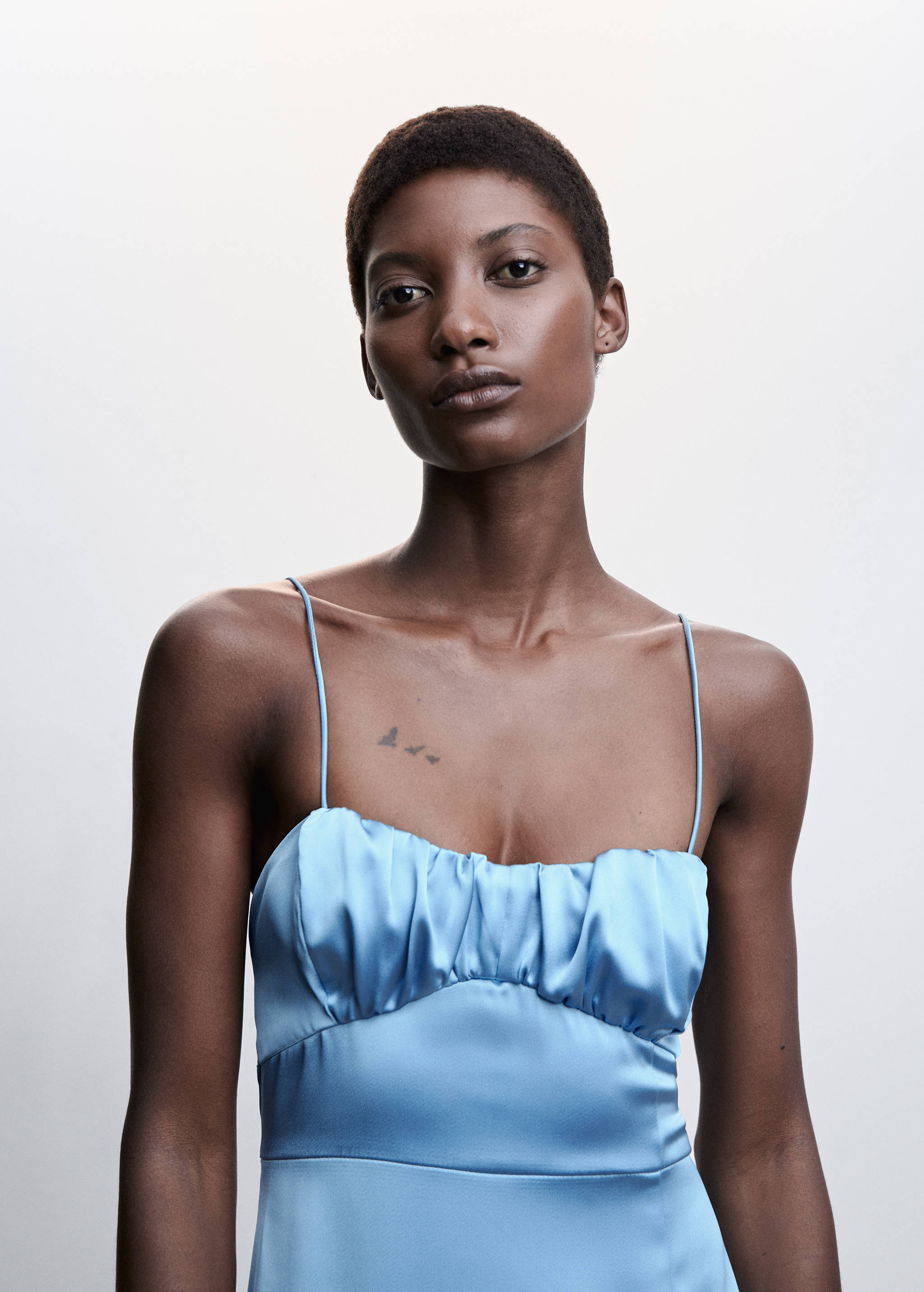 Satin camisole dress - Details of the article 1