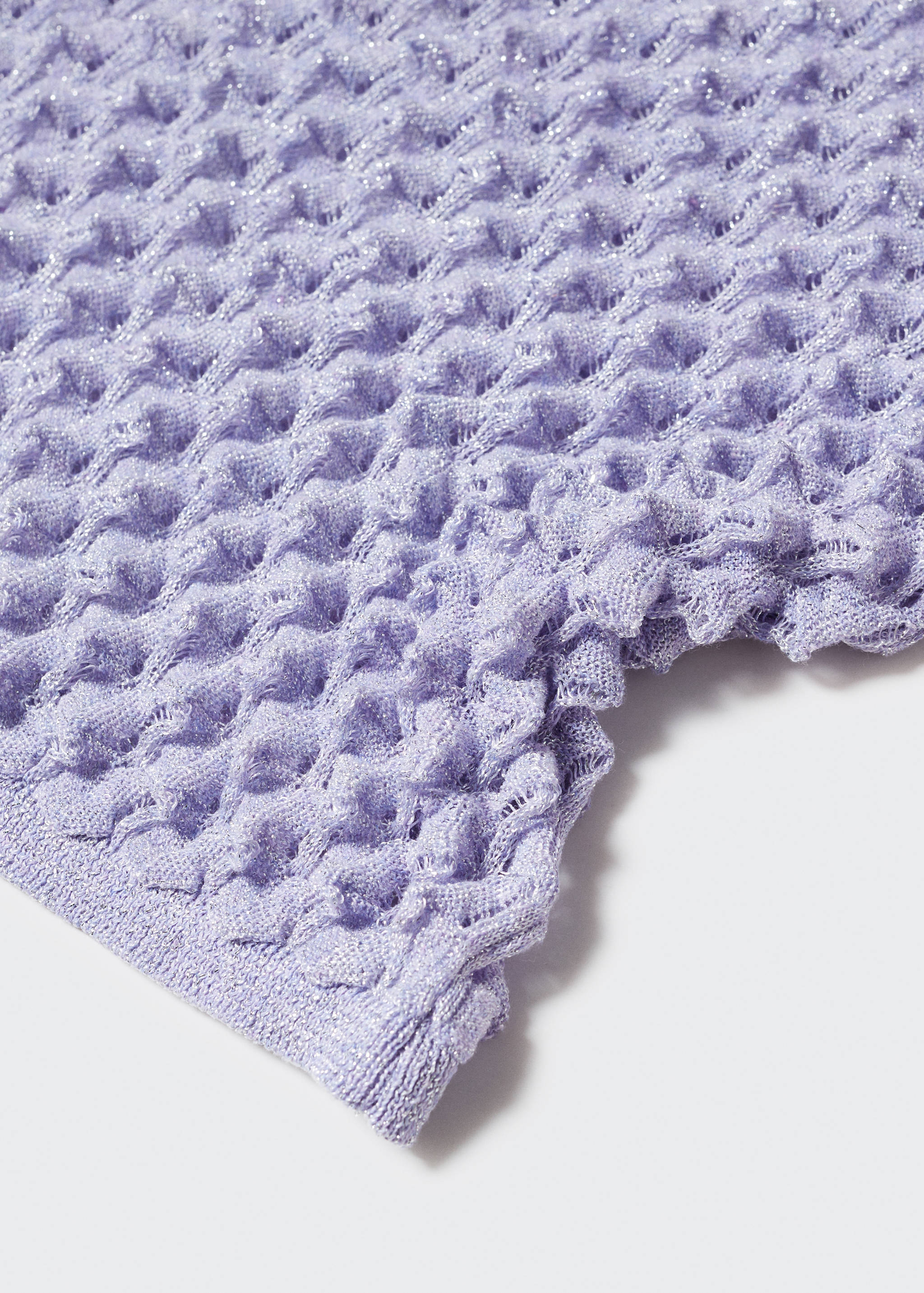 Knitted cropped sweater - Details of the article 8