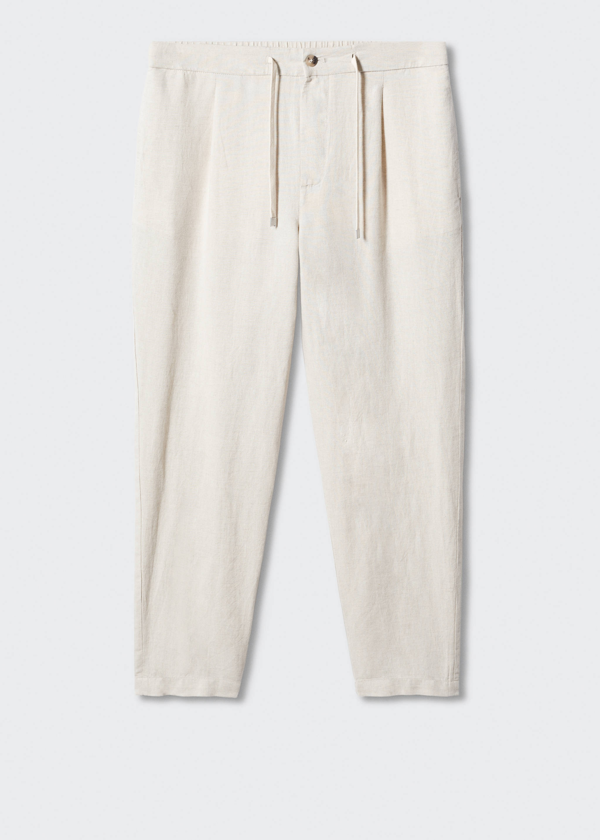 Slim fit linen trousers - Article without model