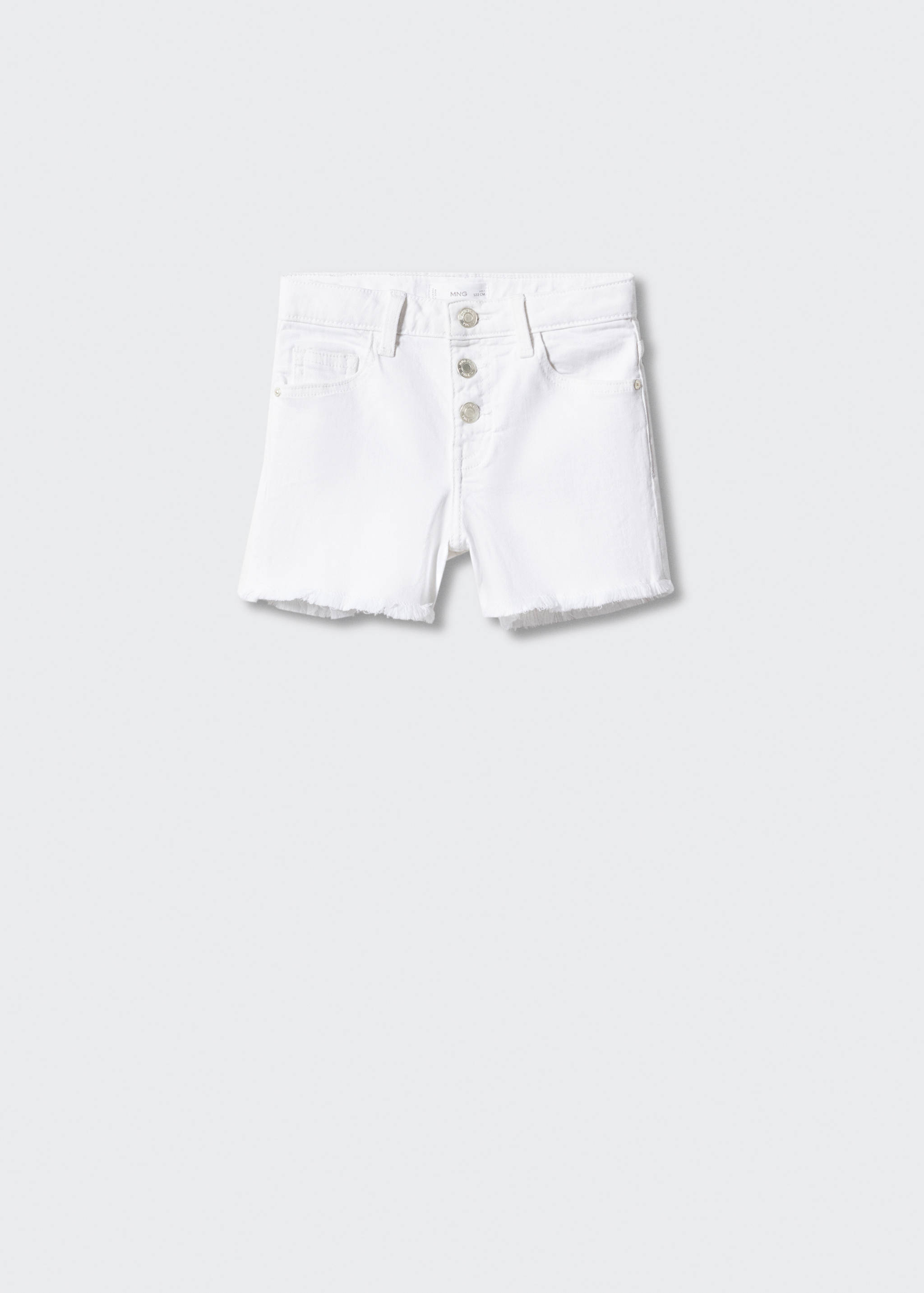 Frayed denim shorts - Article without model