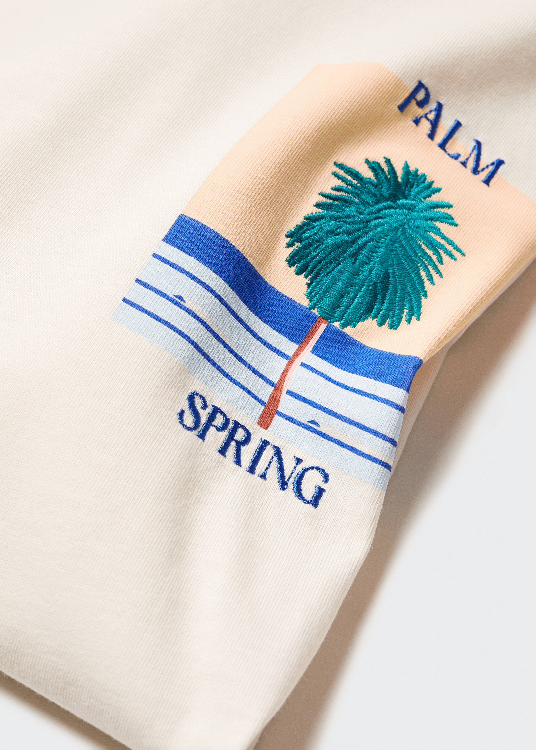 Футболка 100% хлопок с принтом - Деталь изделия 8