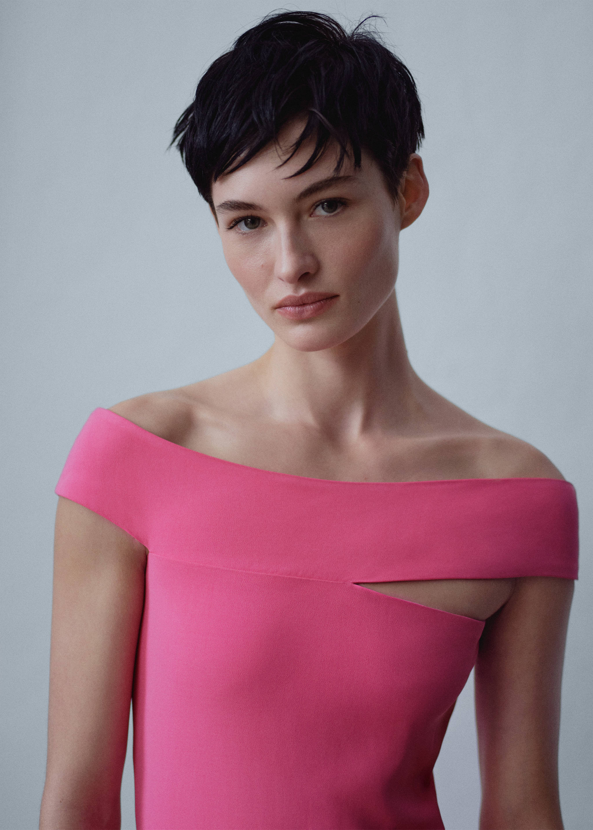 Robe col asymétrique - Détail de l'article 1