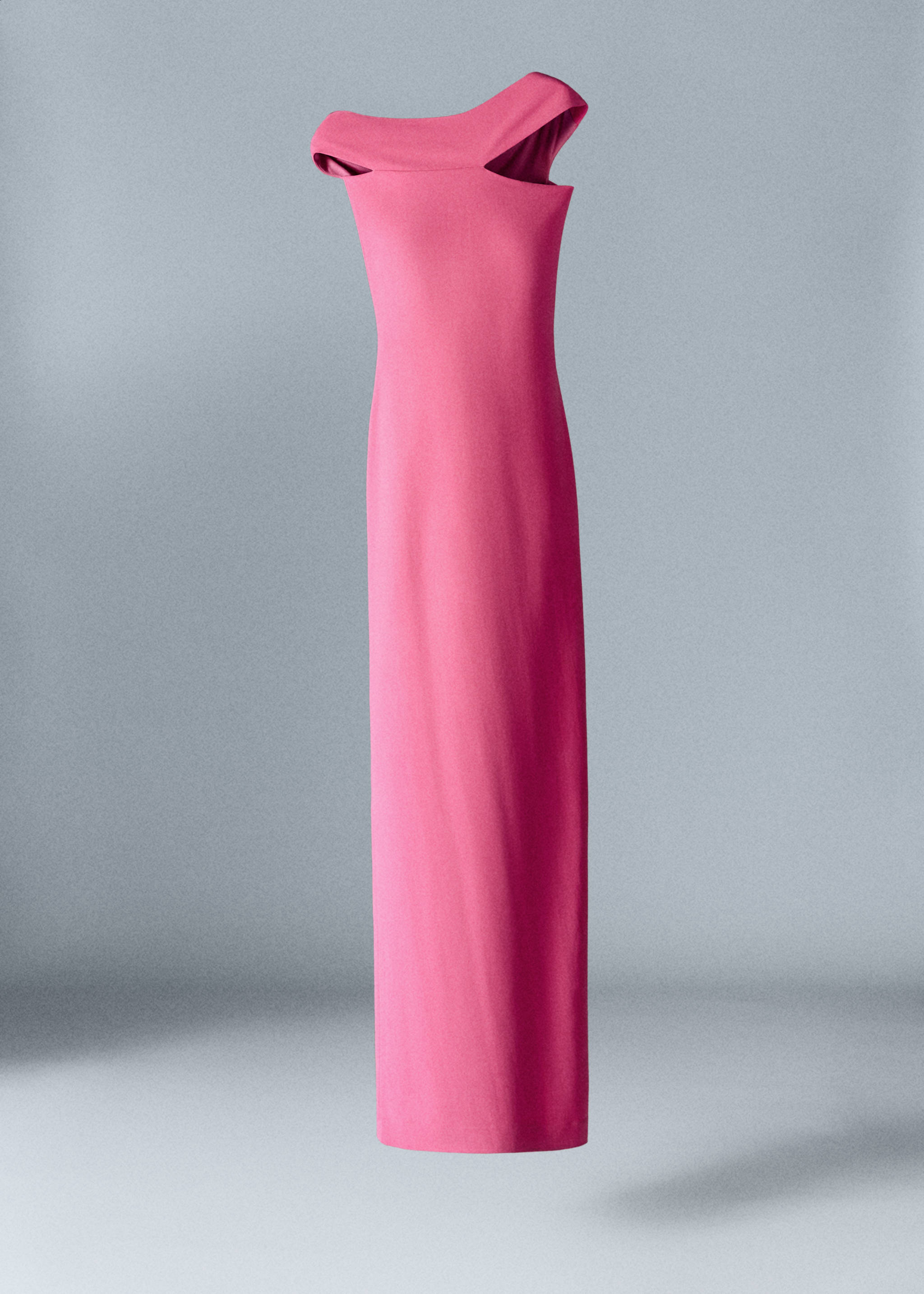 Robe col asymétrique - Article sans modèle