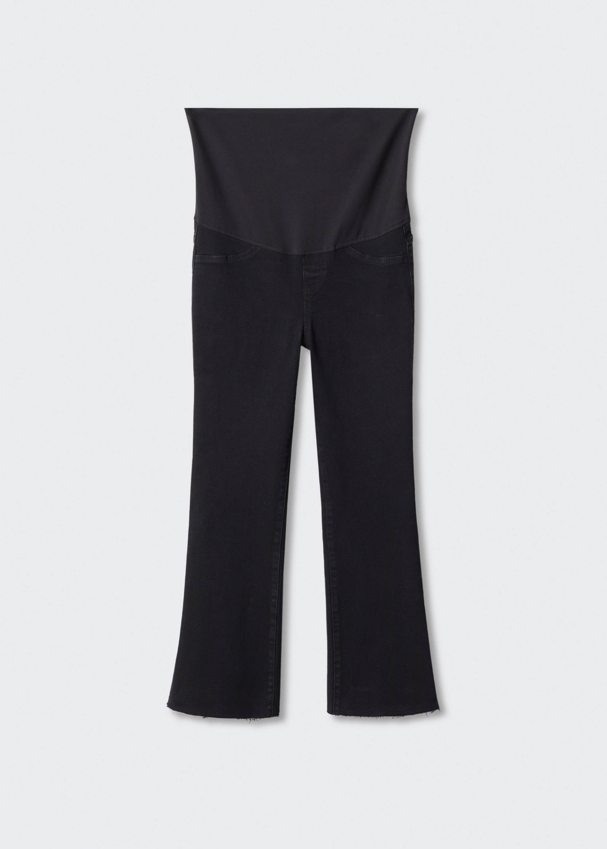 Maternity flared cropped jeans - Article without model