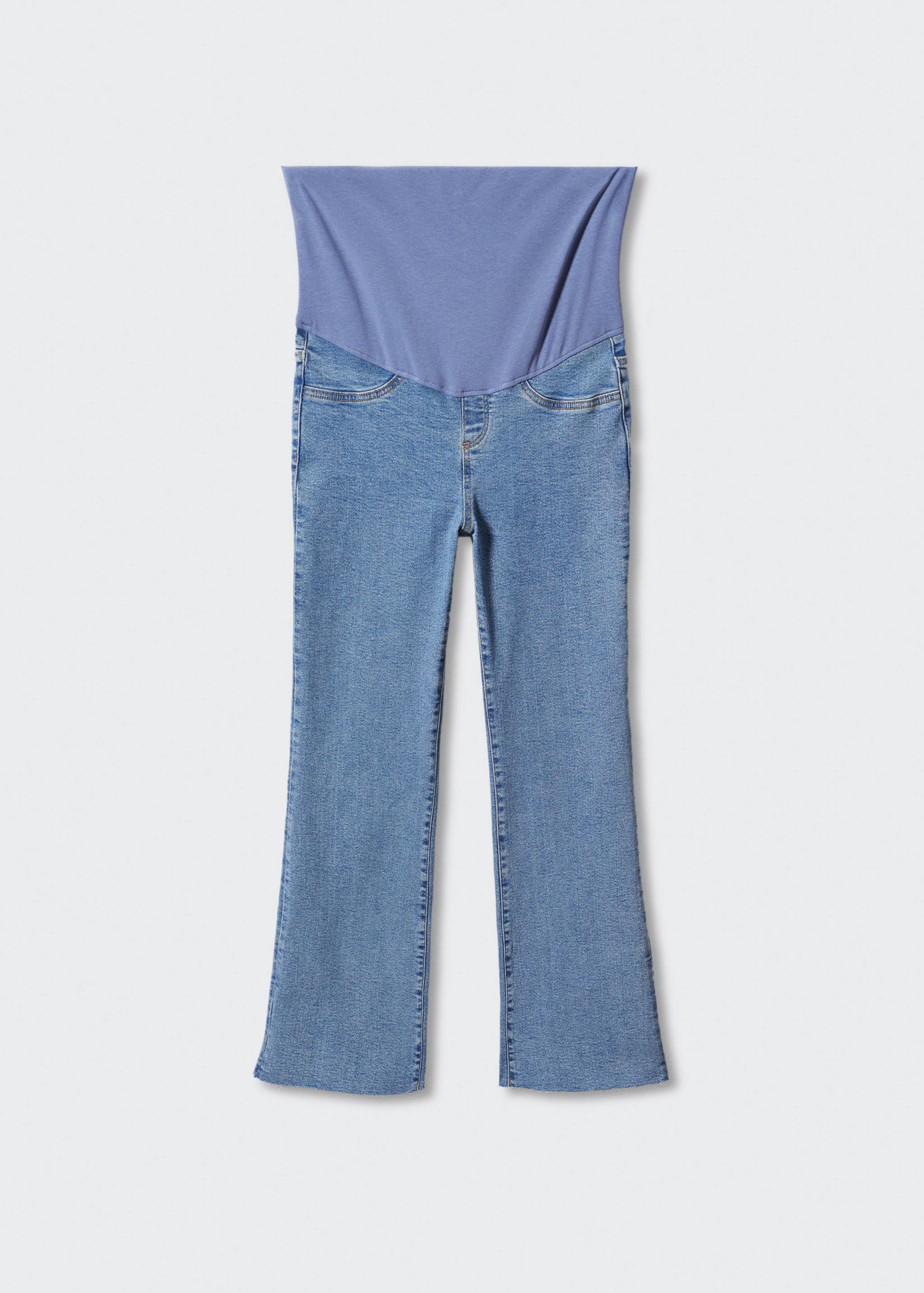 Maternity flared cropped jeans - Article without model