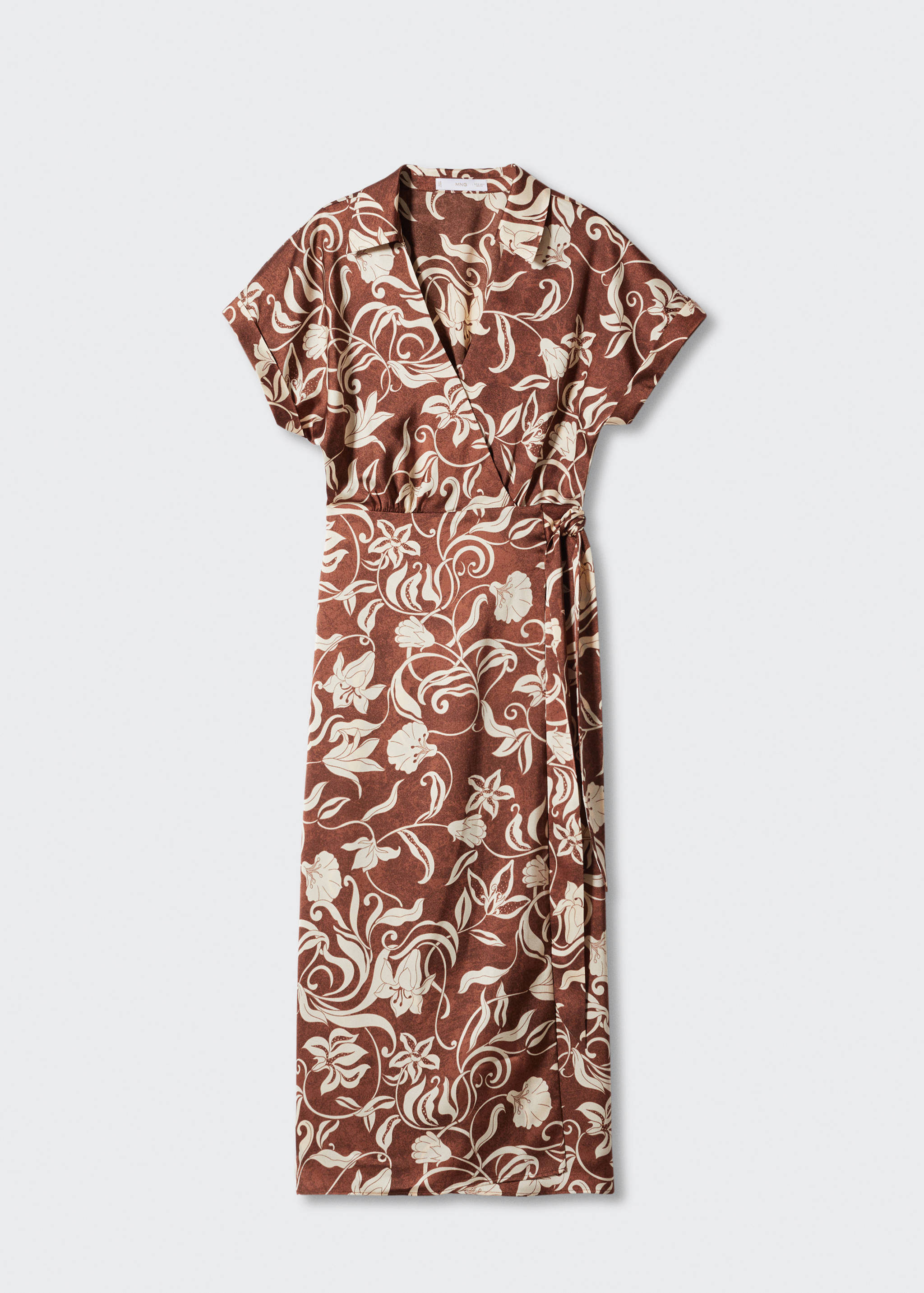 Print wrap dress - Article without model