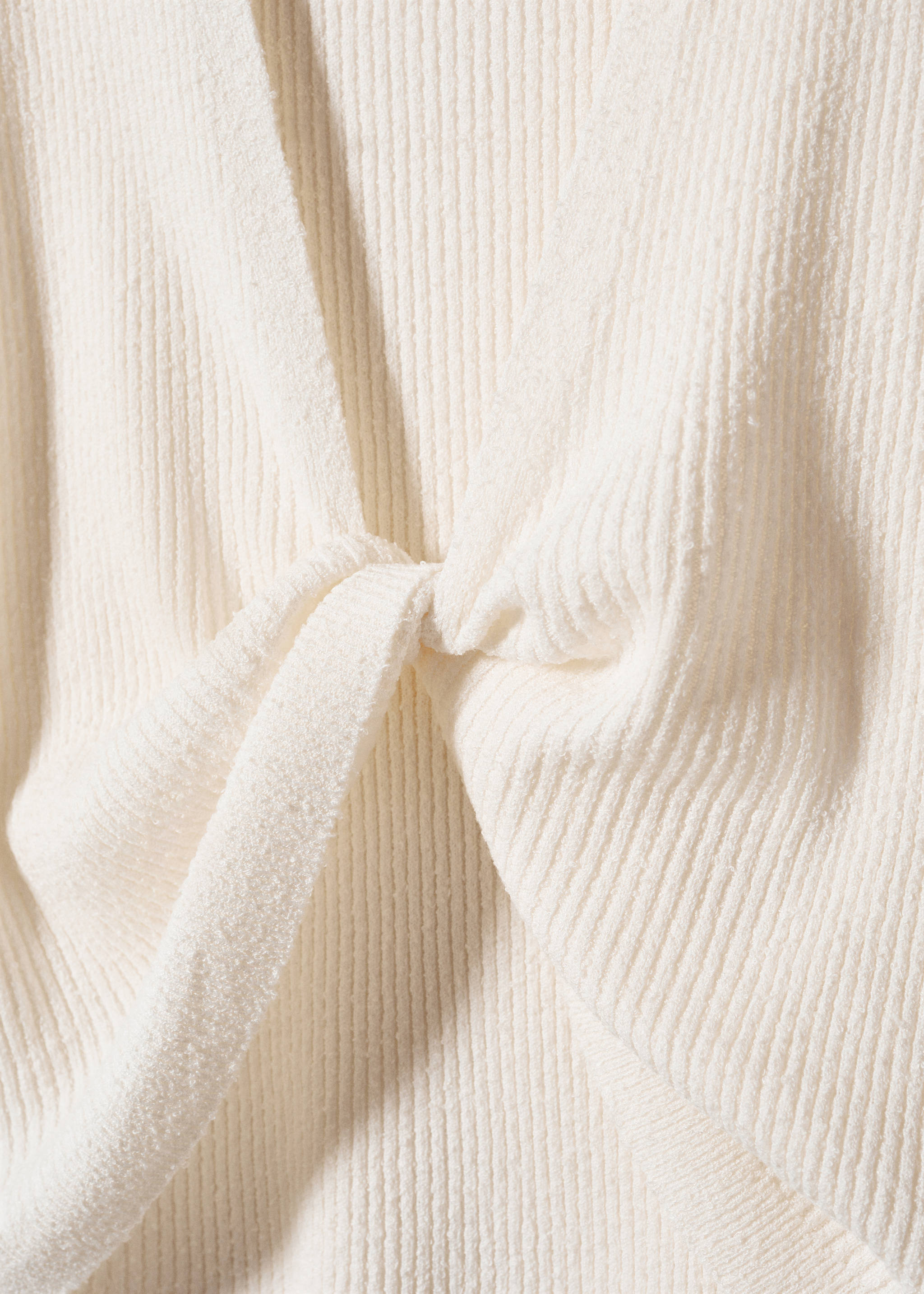 Knitted top with knot detail - Details of the article 8