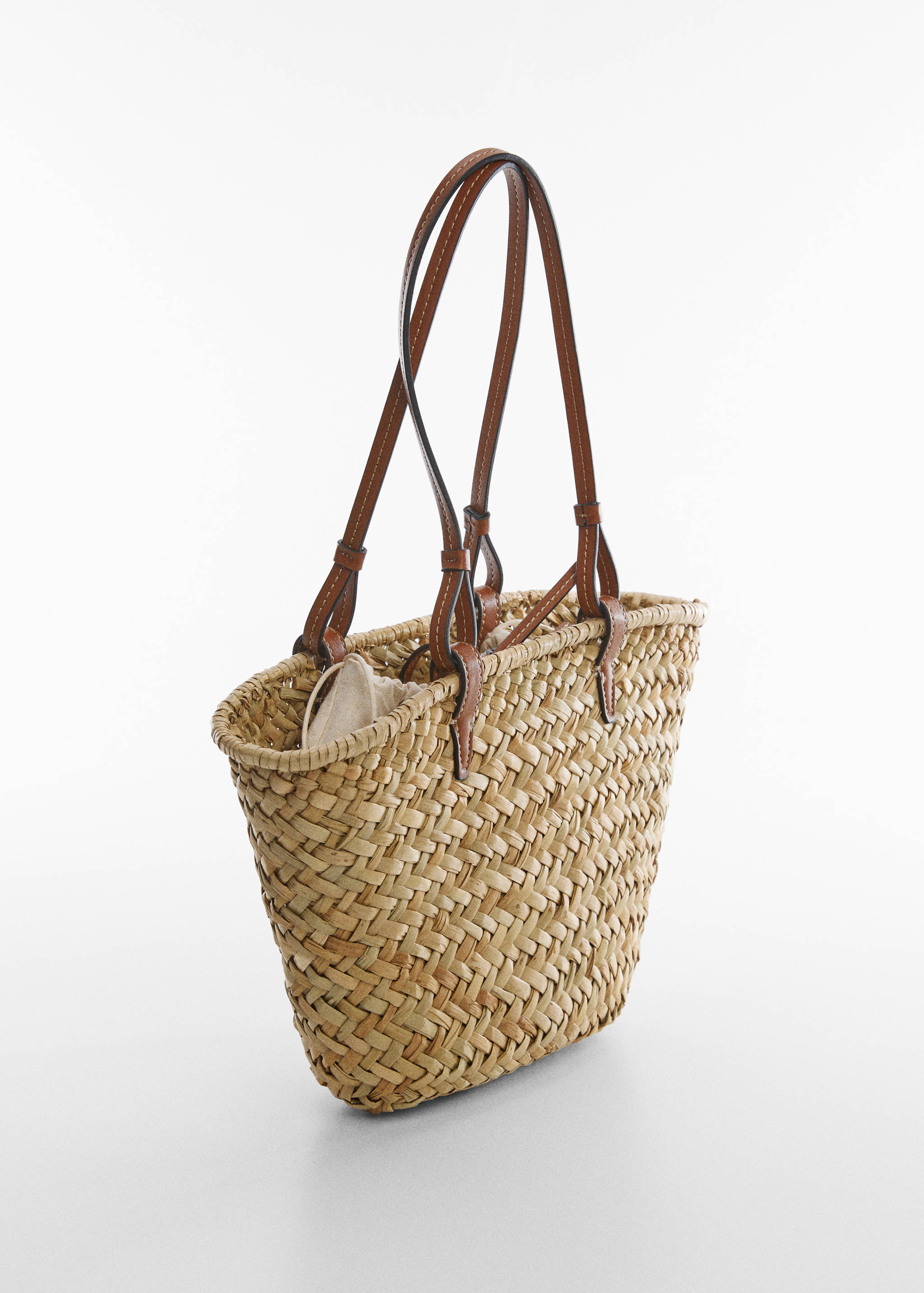 Sac cabas fibre naturelle - Plan moyen