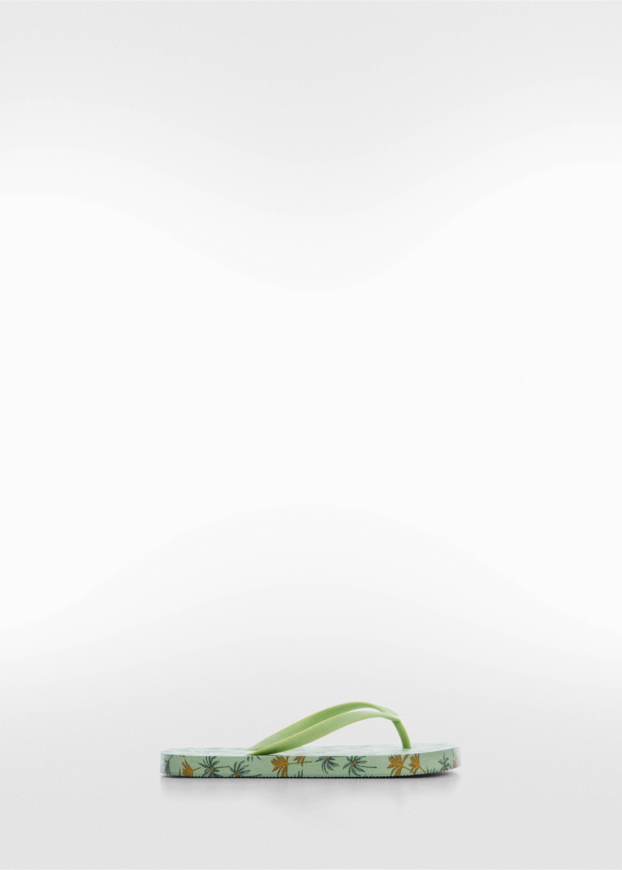 Chancla palmeras - Artículo sin modelo, Verde. Ref: 47017829-00.