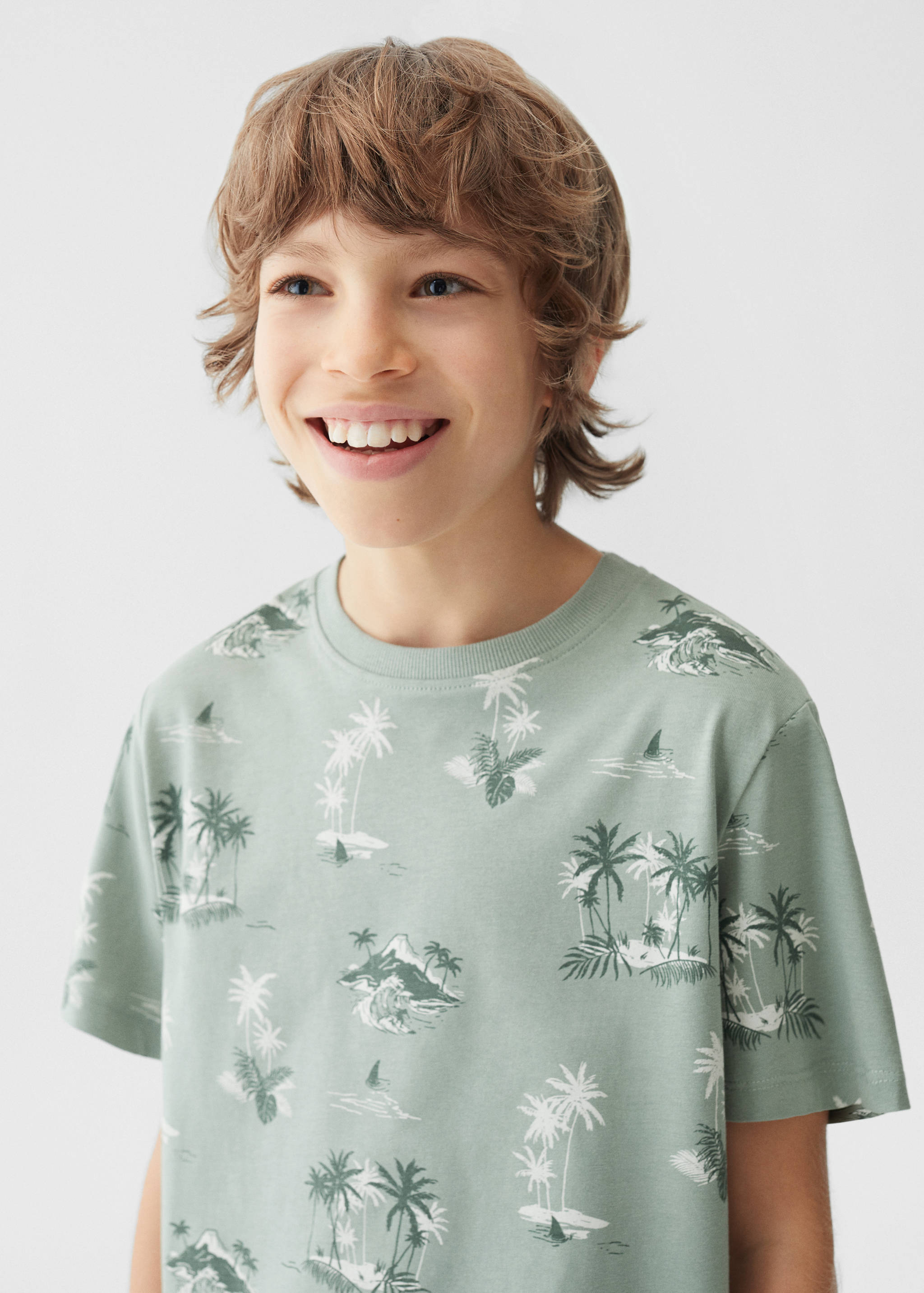 Palm print T-shirt - Details of the article 1