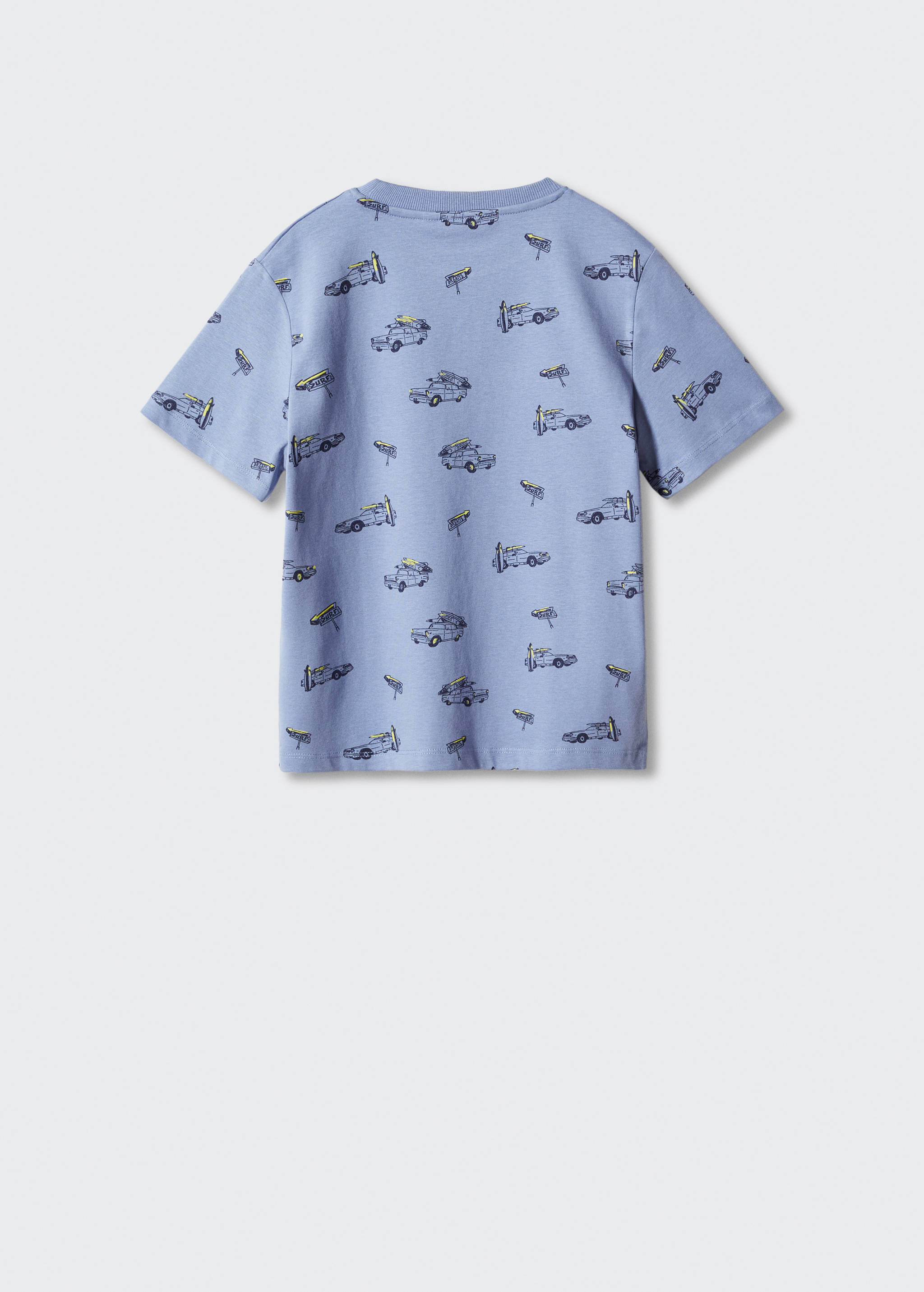 Palm print T-shirt - Reverse of the article