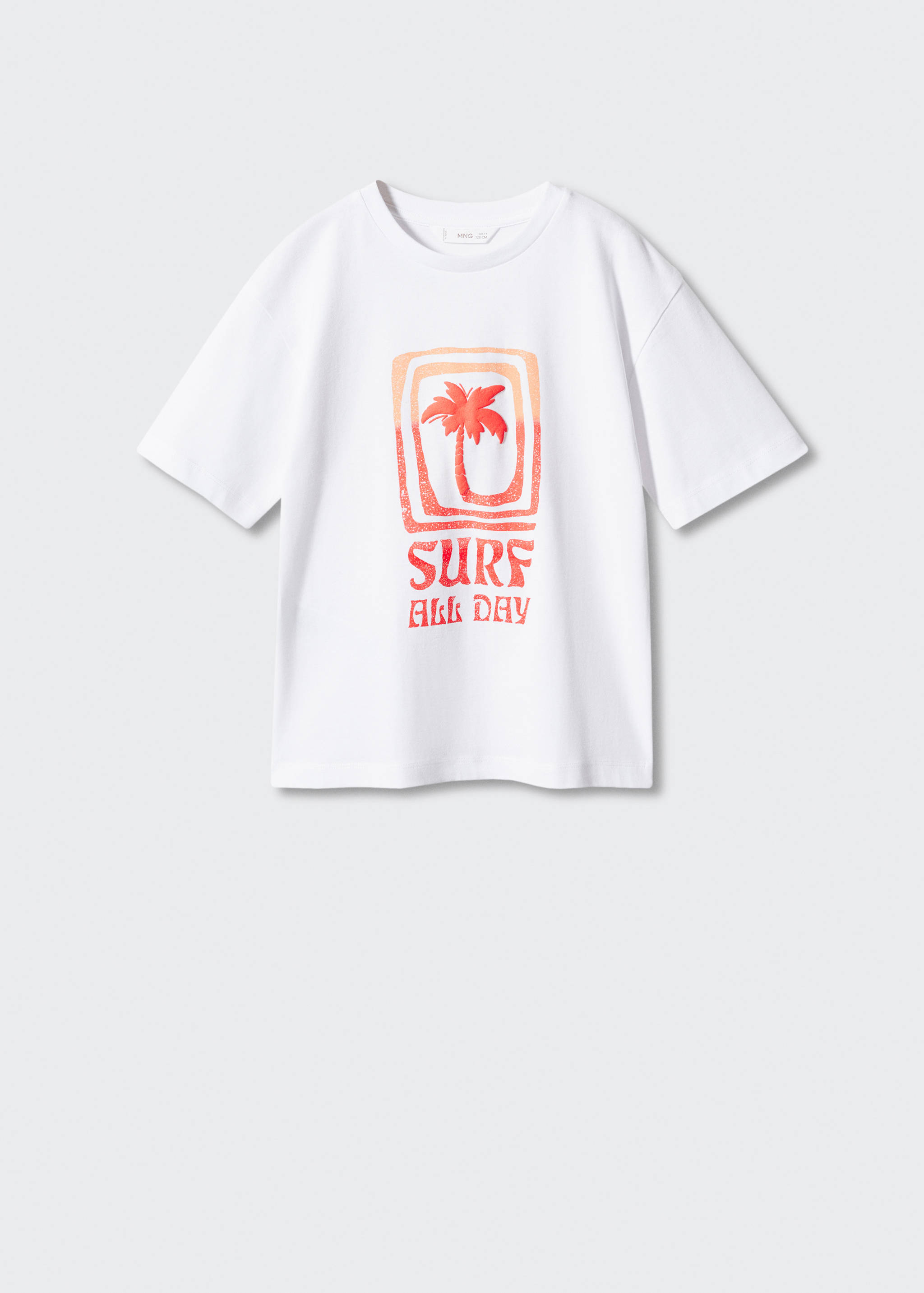 Embossed printed t-shirt - Article without model