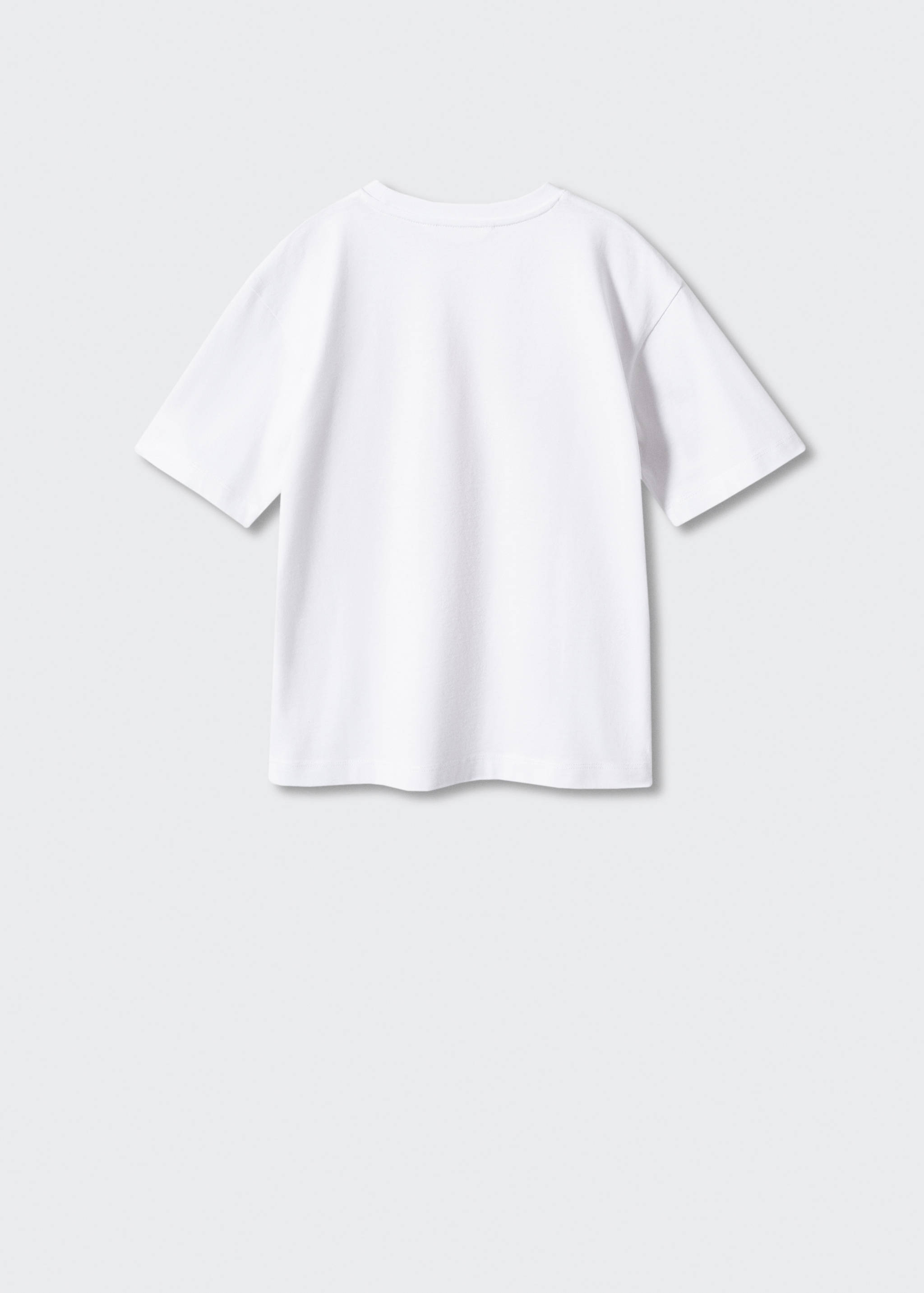 Embossed printed t-shirt - Reverse of the article