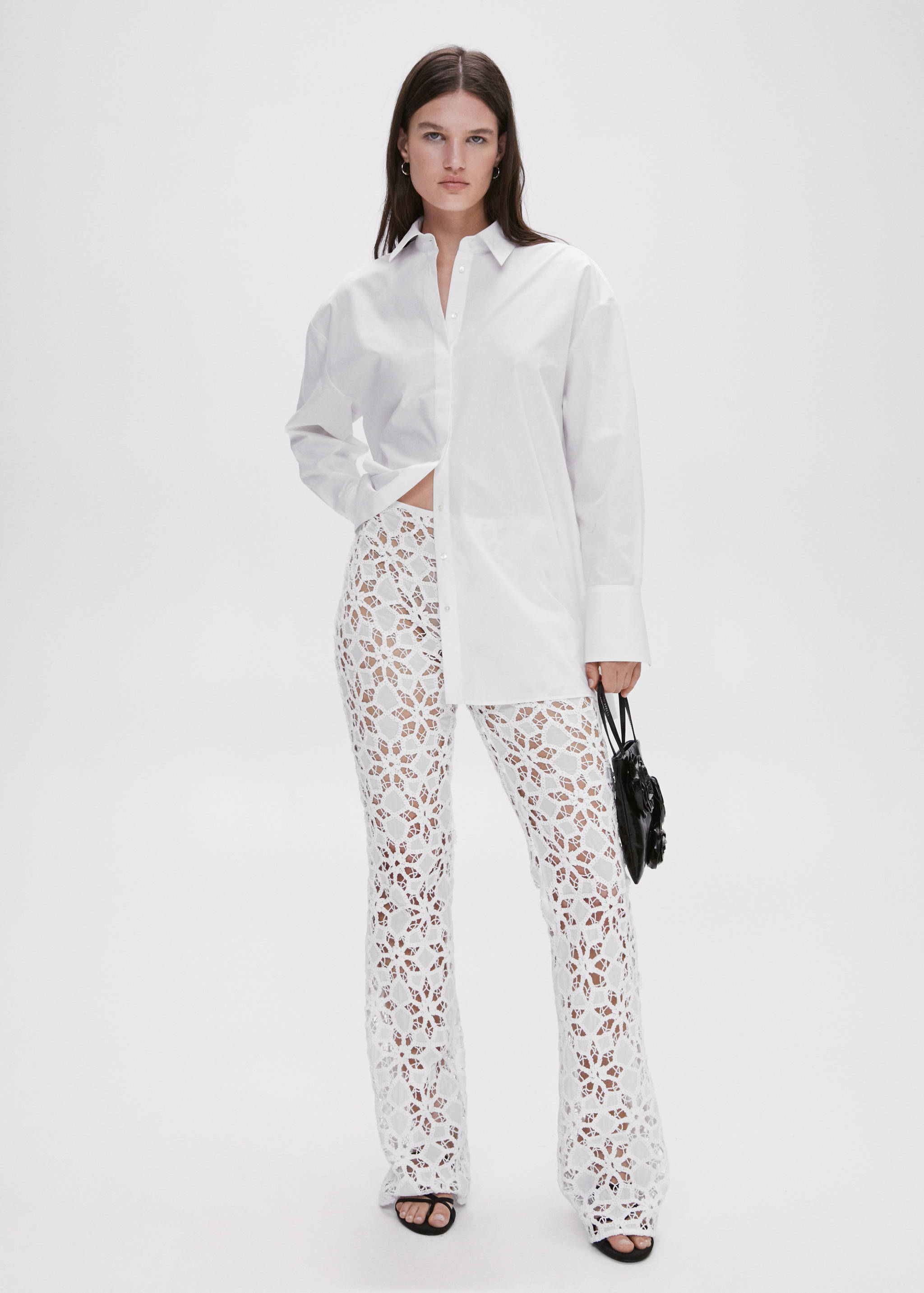 Crochet palazzo trousers - General plane