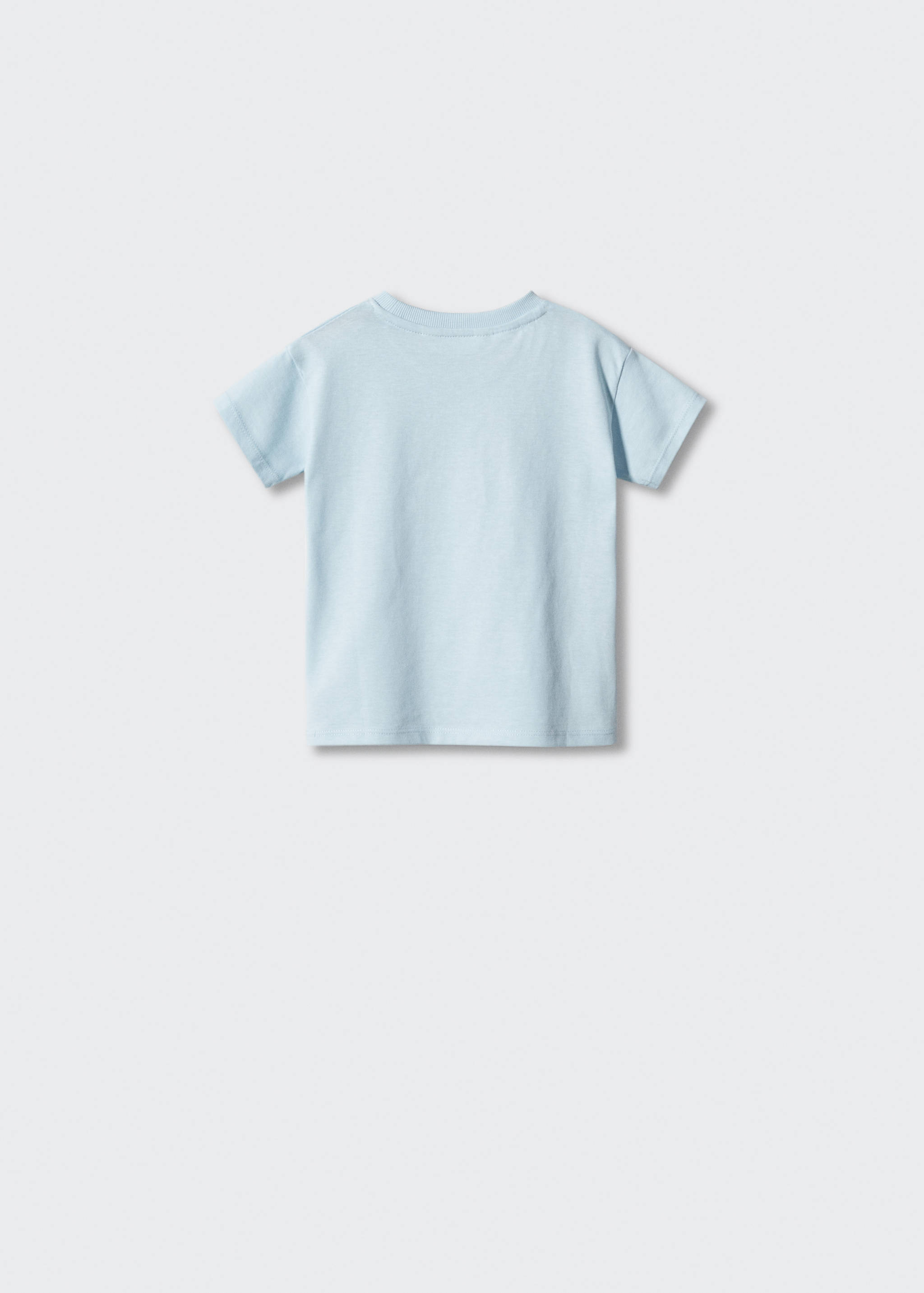 Printed cotton-blend T-shirt - Reverse of the article