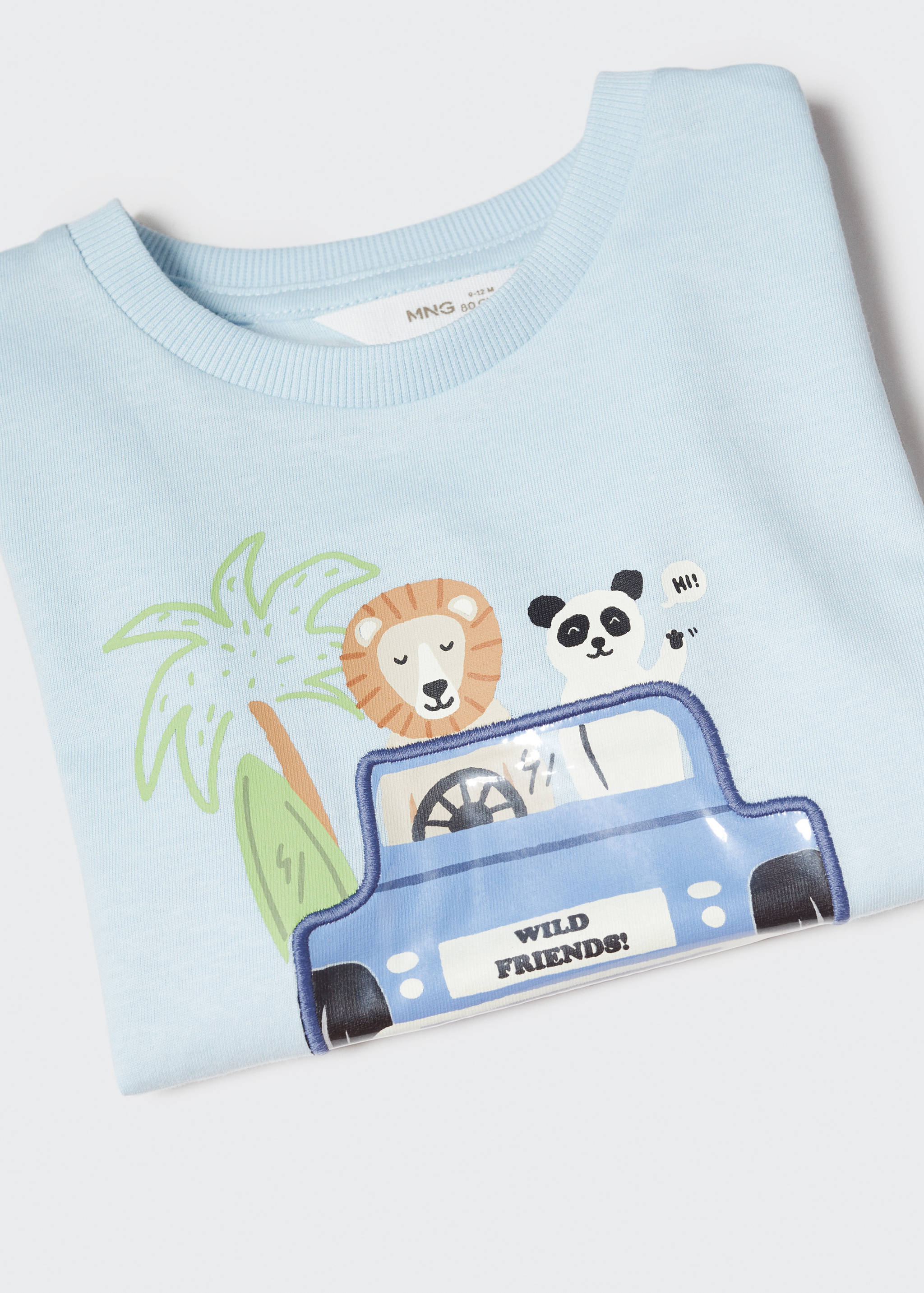 Printed cotton-blend T-shirt - Details of the article 8