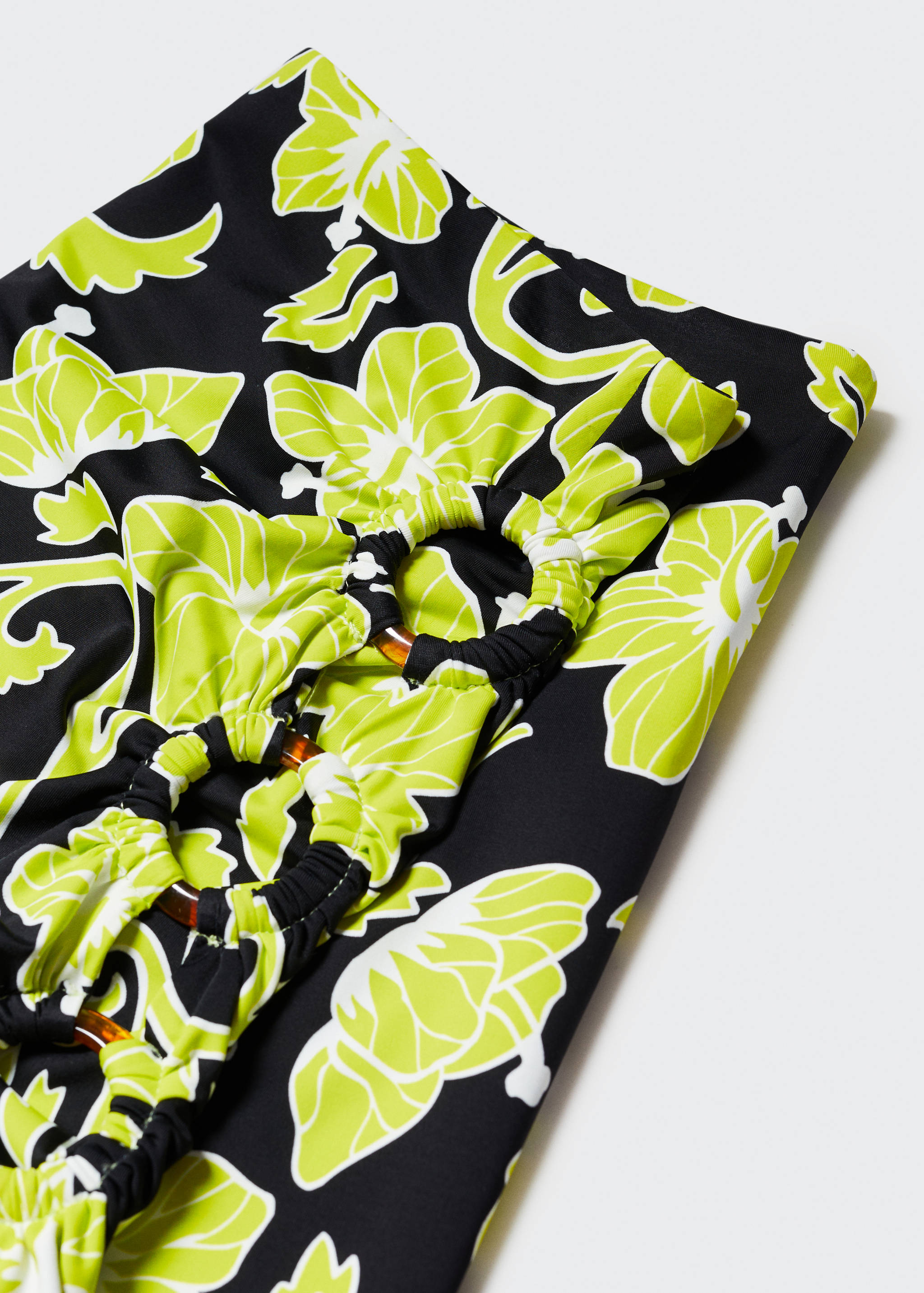 Юбка с цветочным принтом - Деталь изделия 8