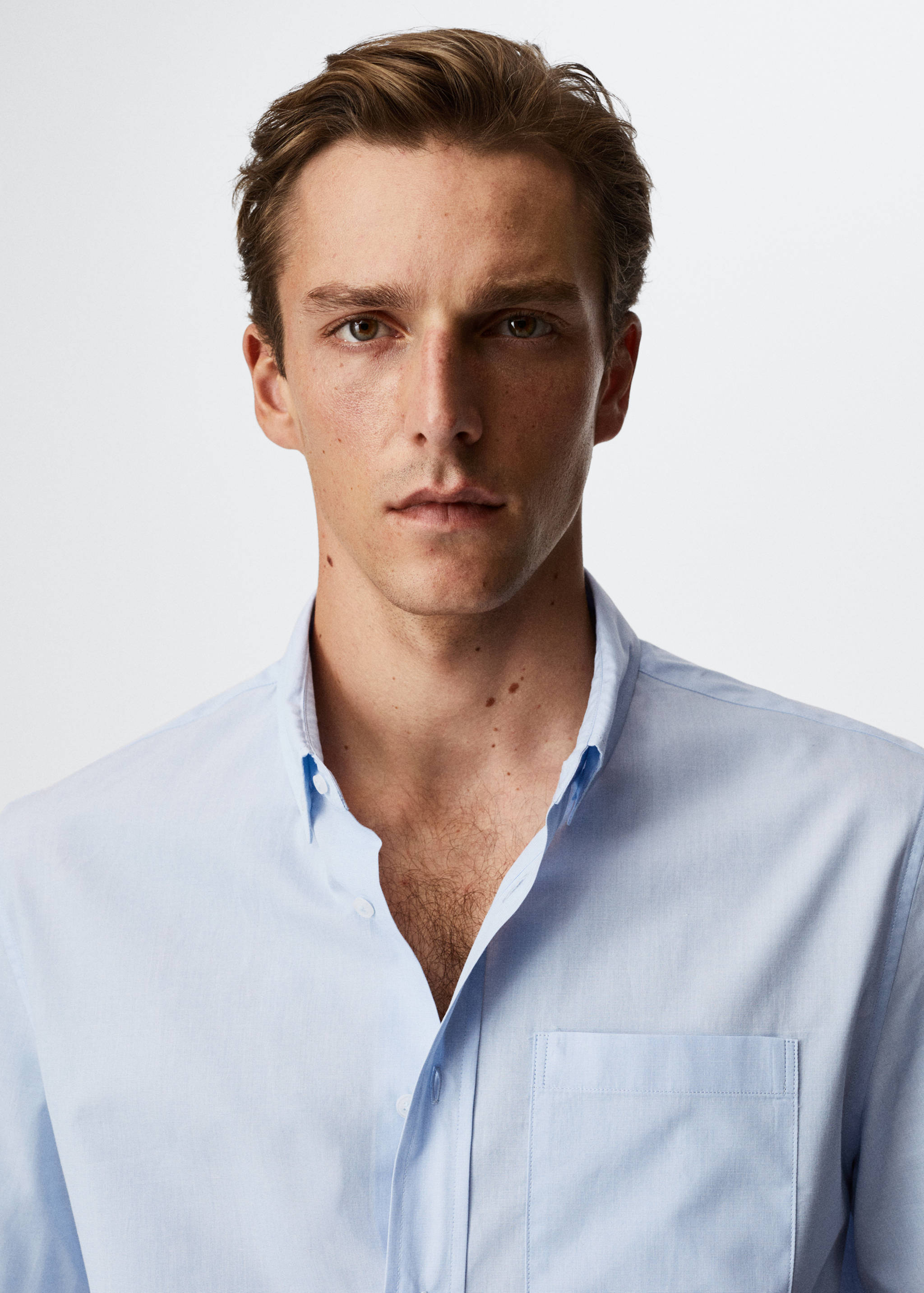 Chemise coton manches courtes - Détail de l'article 1