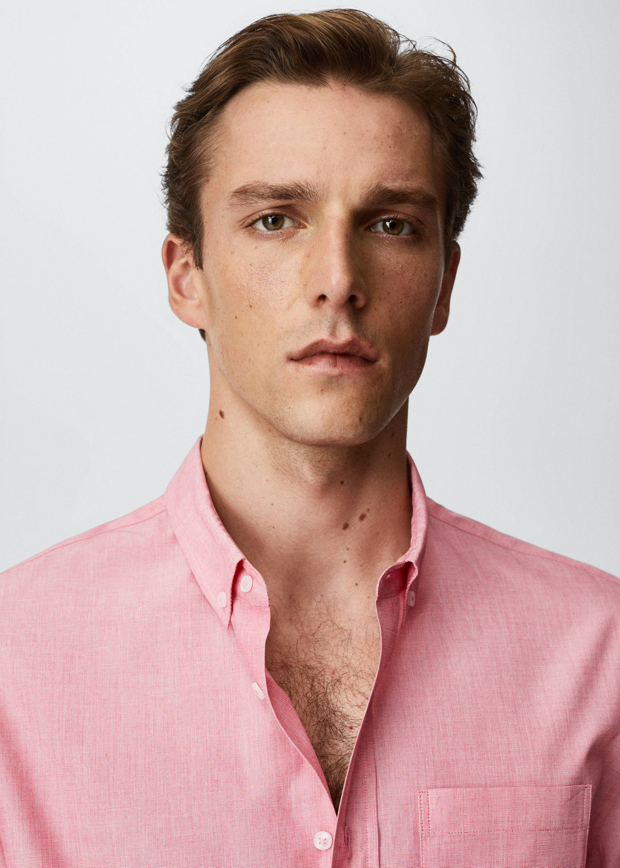 Chemise coton manches courtes - Détail de l'article 1