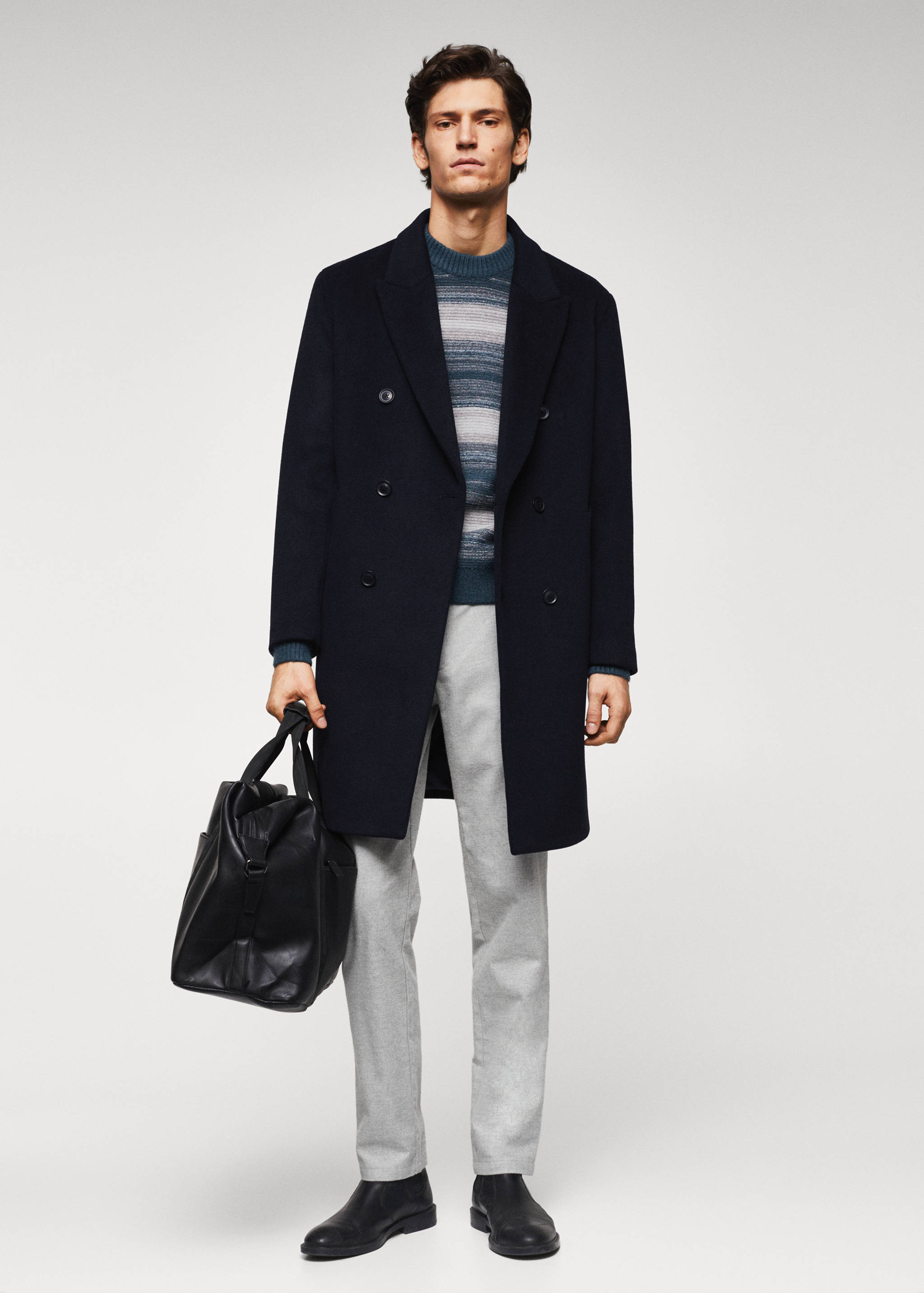 Wool overcoat - General plane
