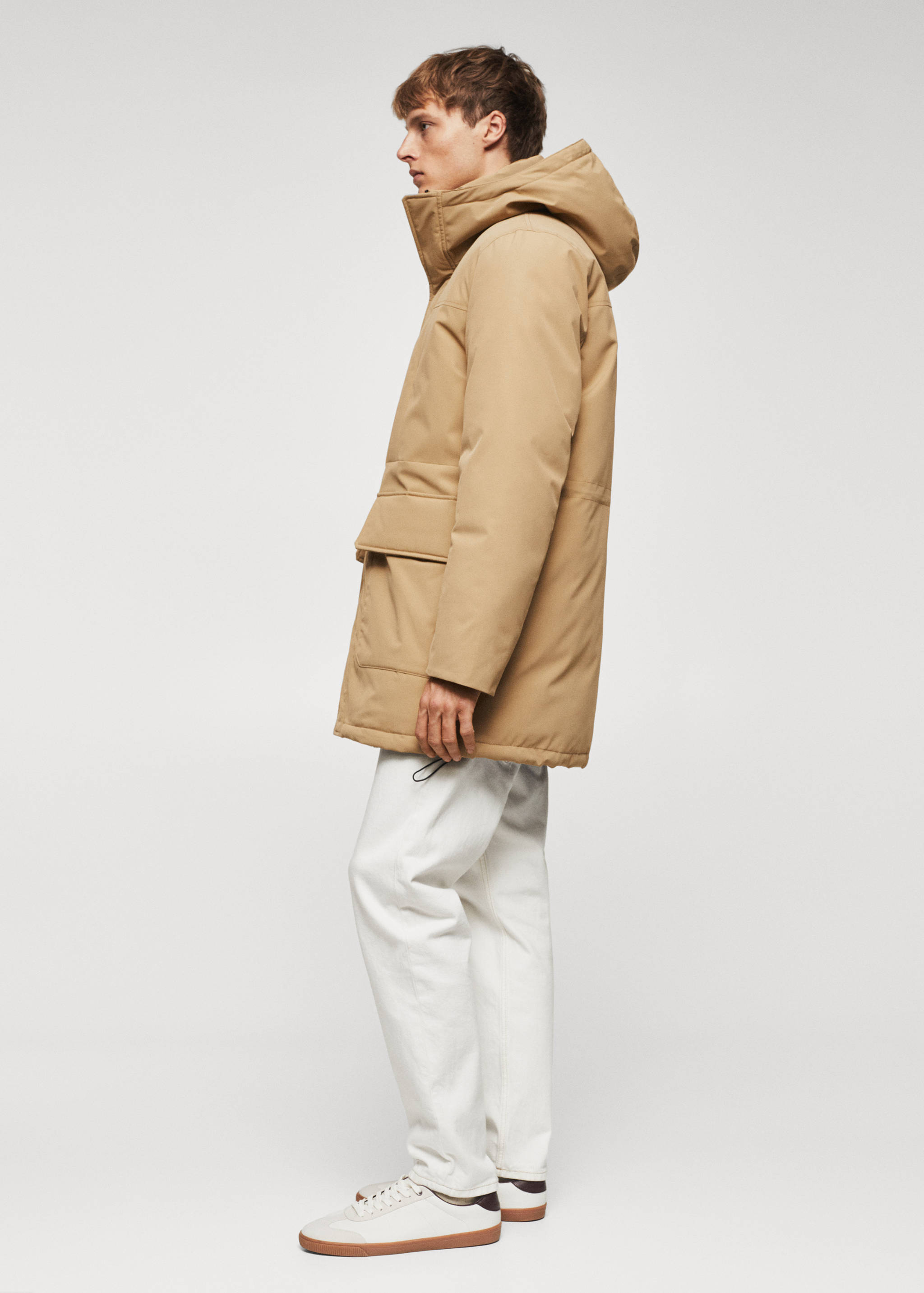 Quilted hooded parka - Details of the article 6