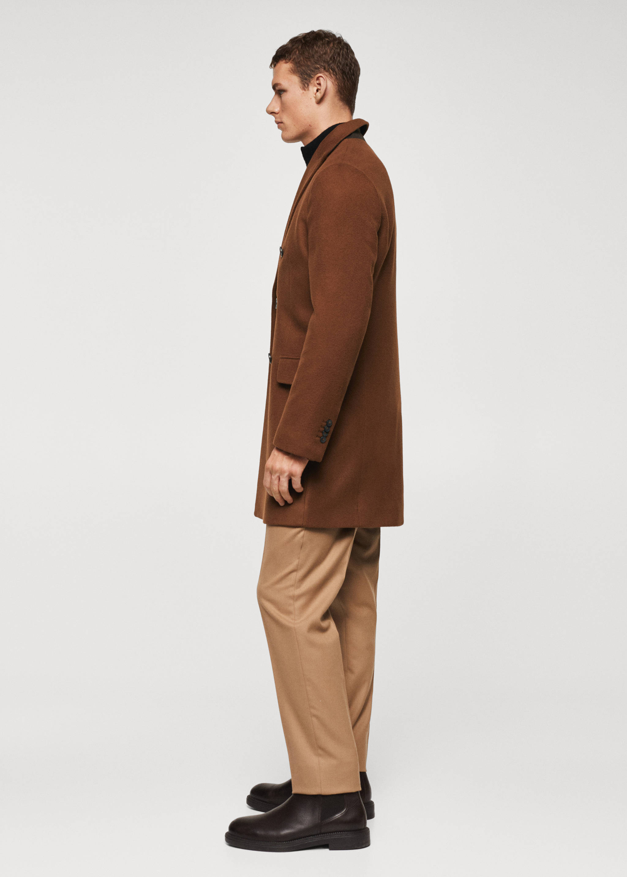 Wool double-breasted coat - Details of the article 6