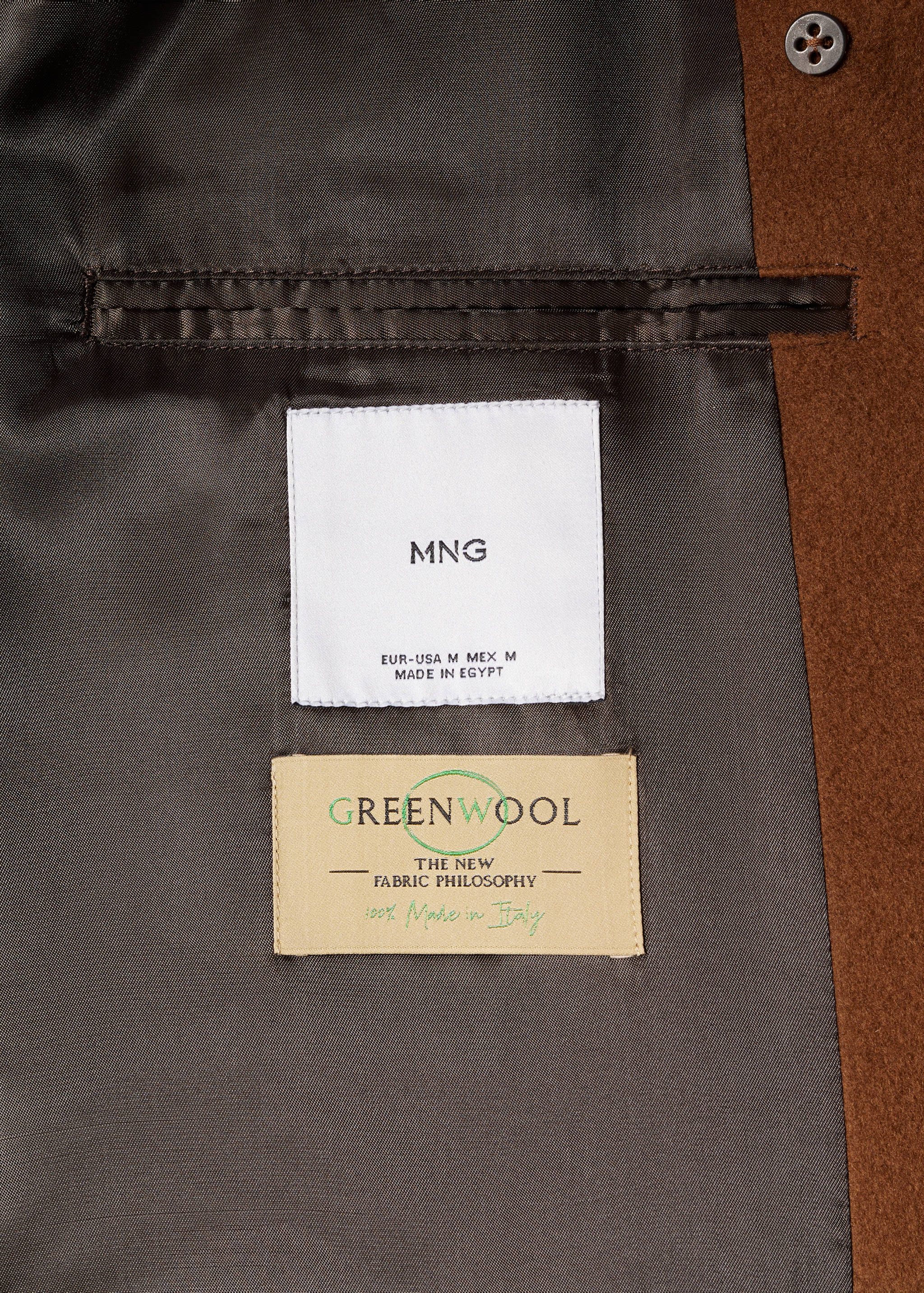 Wool double-breasted coat - Details of the article 8