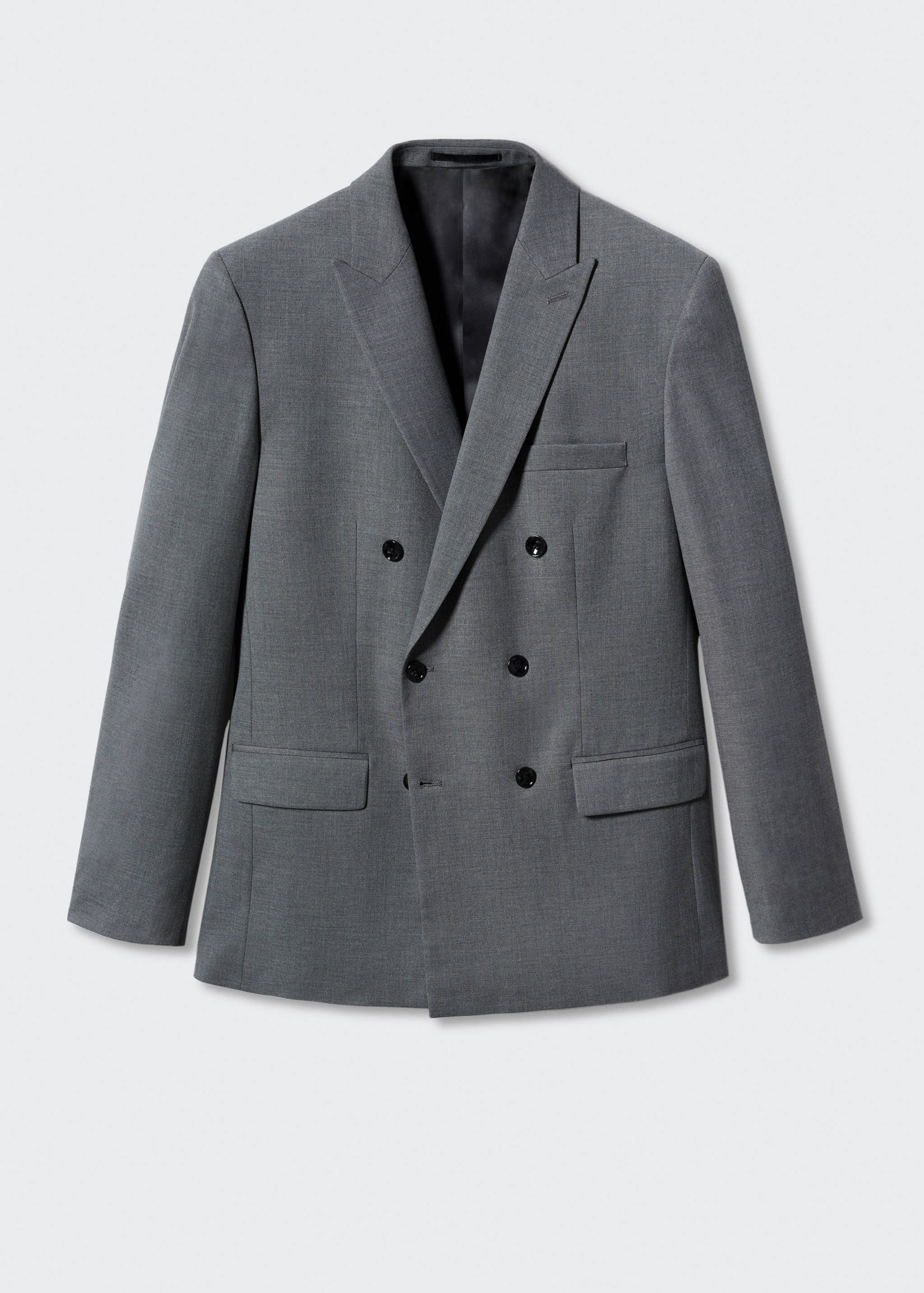 Slim fit double-breasted suit blazer - Article without model