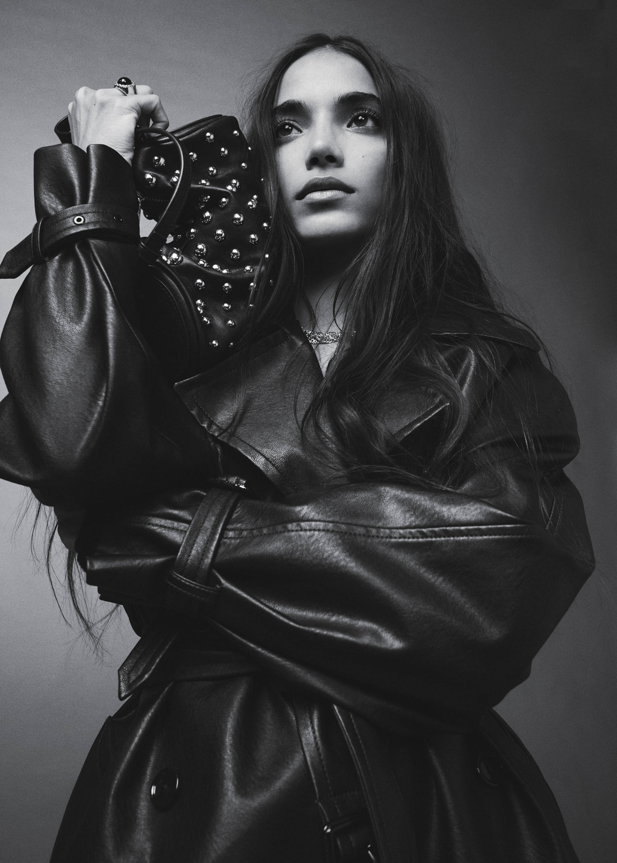 Сумка на плечевом ремне с заклепками - Деталь изделия 9