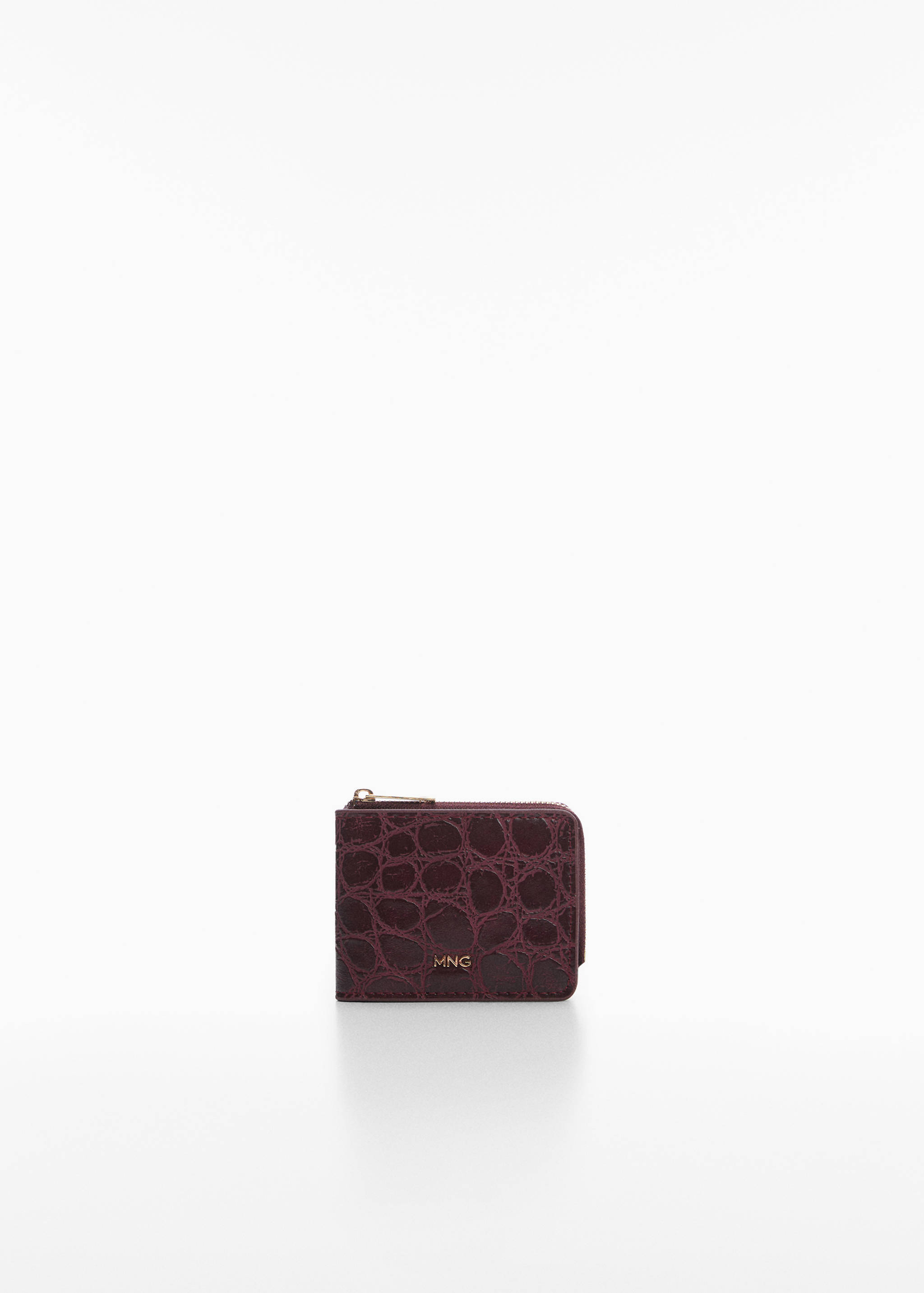 Croc-effect wallet - Article without model