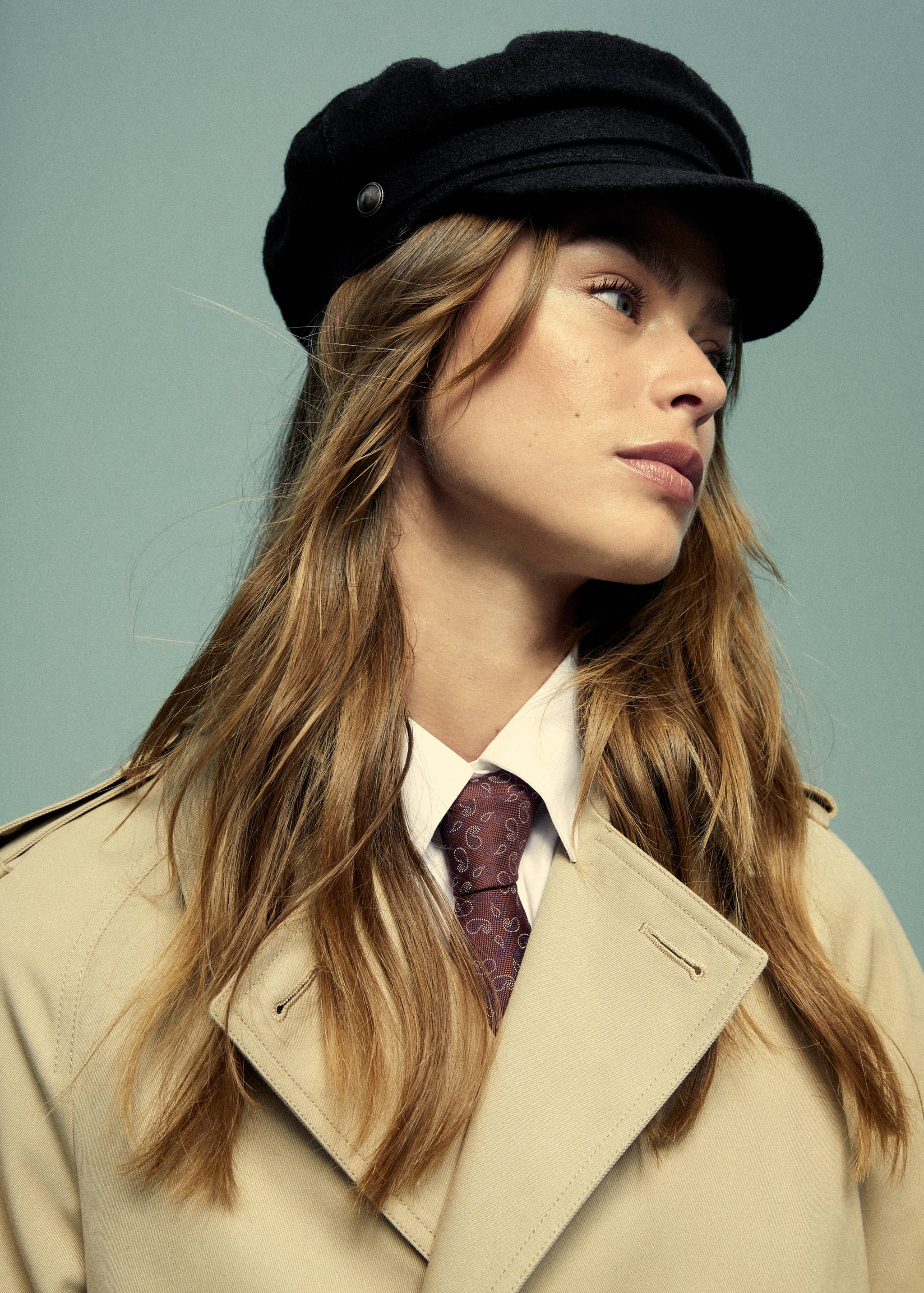 Gorra lana visera - Plano general