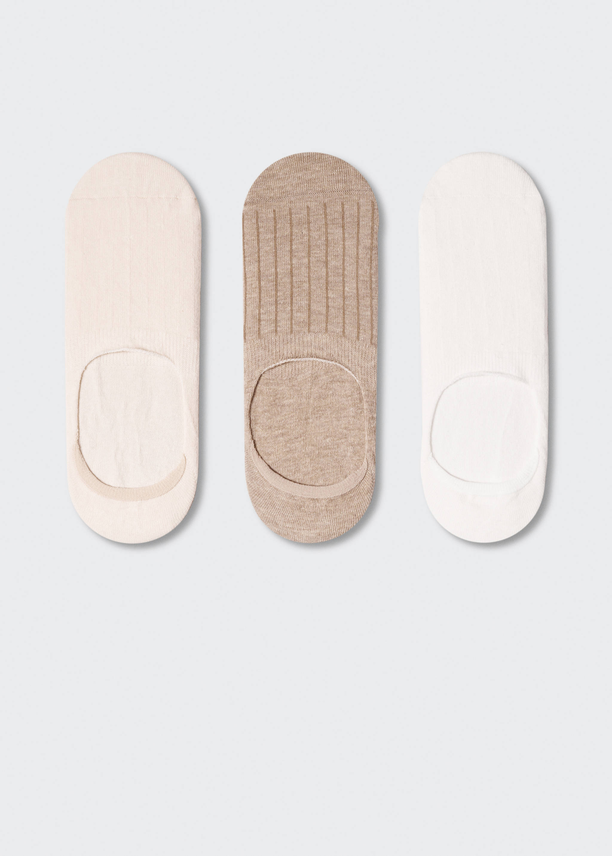 Pack 3 paires de chaussettes invisibles - Article sans modèle