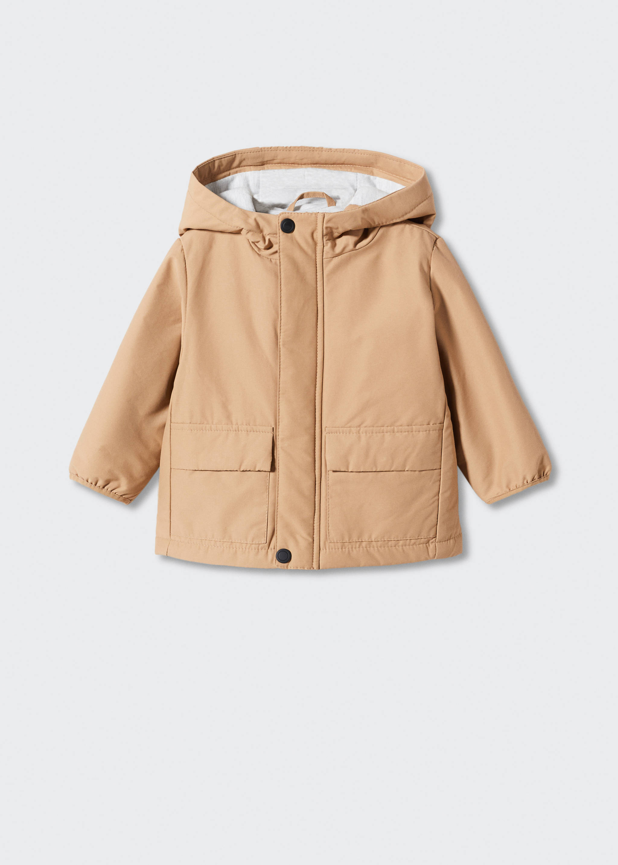 Pockets hooded coat - Article without model