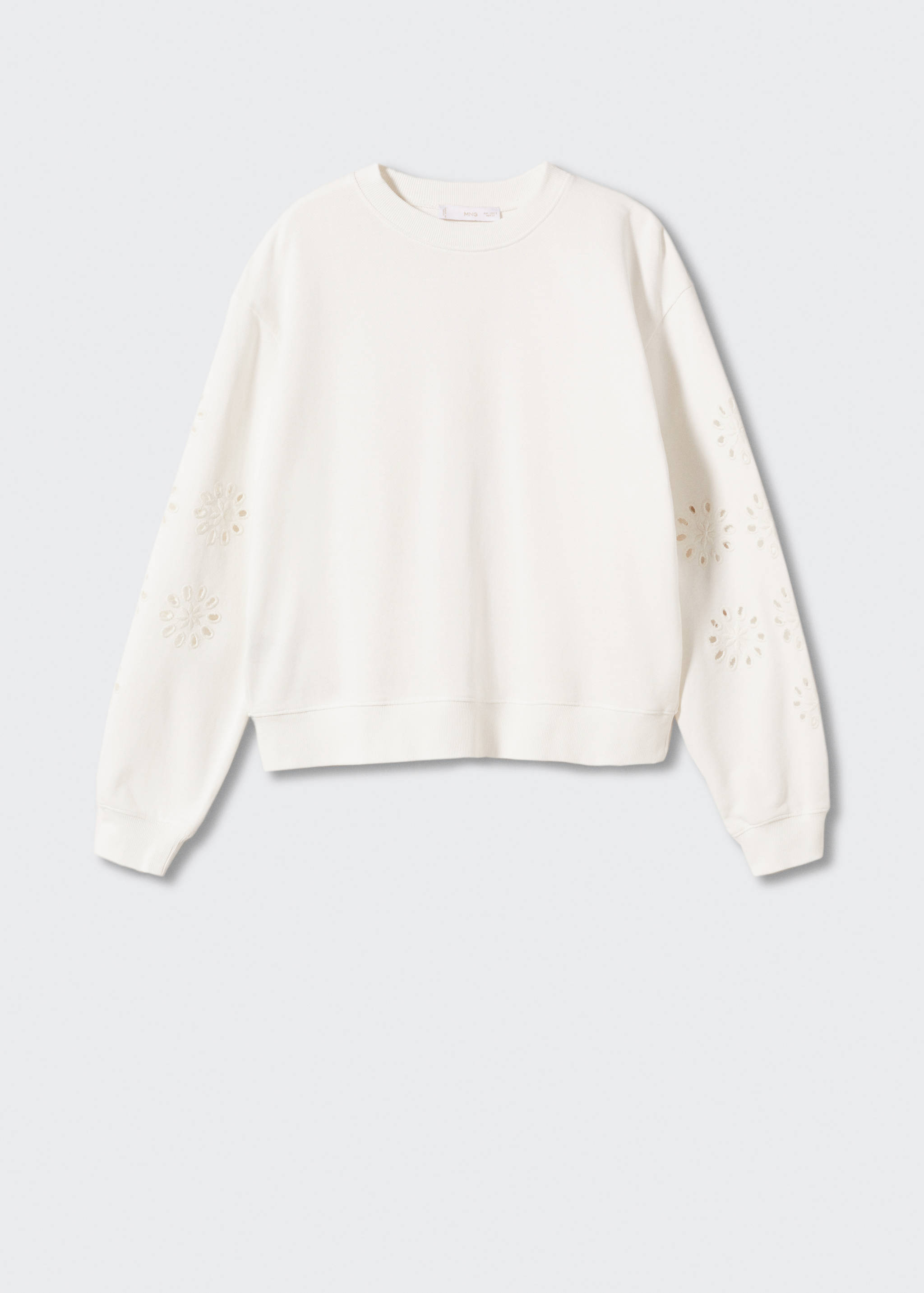 Sweat-shirt manches perforées - Article sans modèle