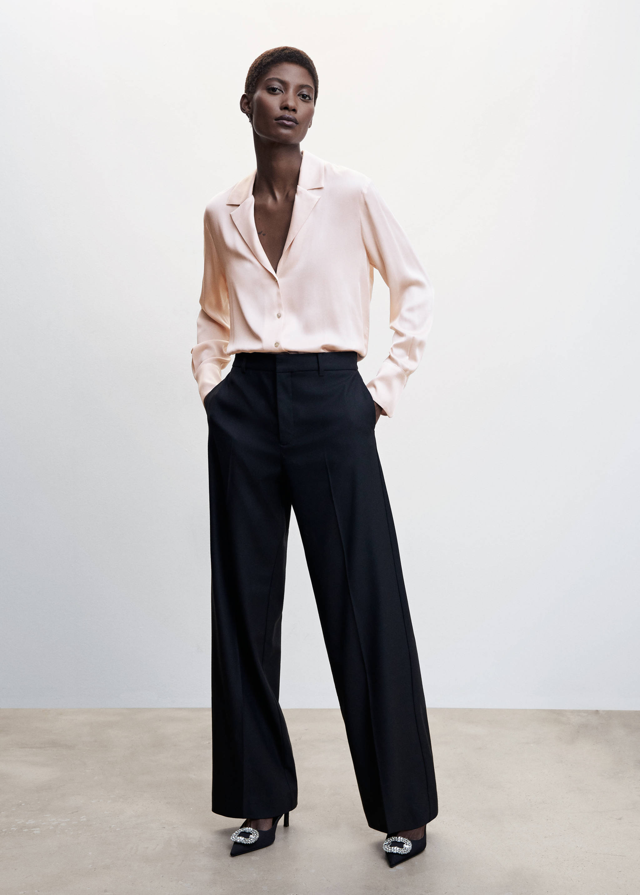 Blouse fluide rabats - Plan général