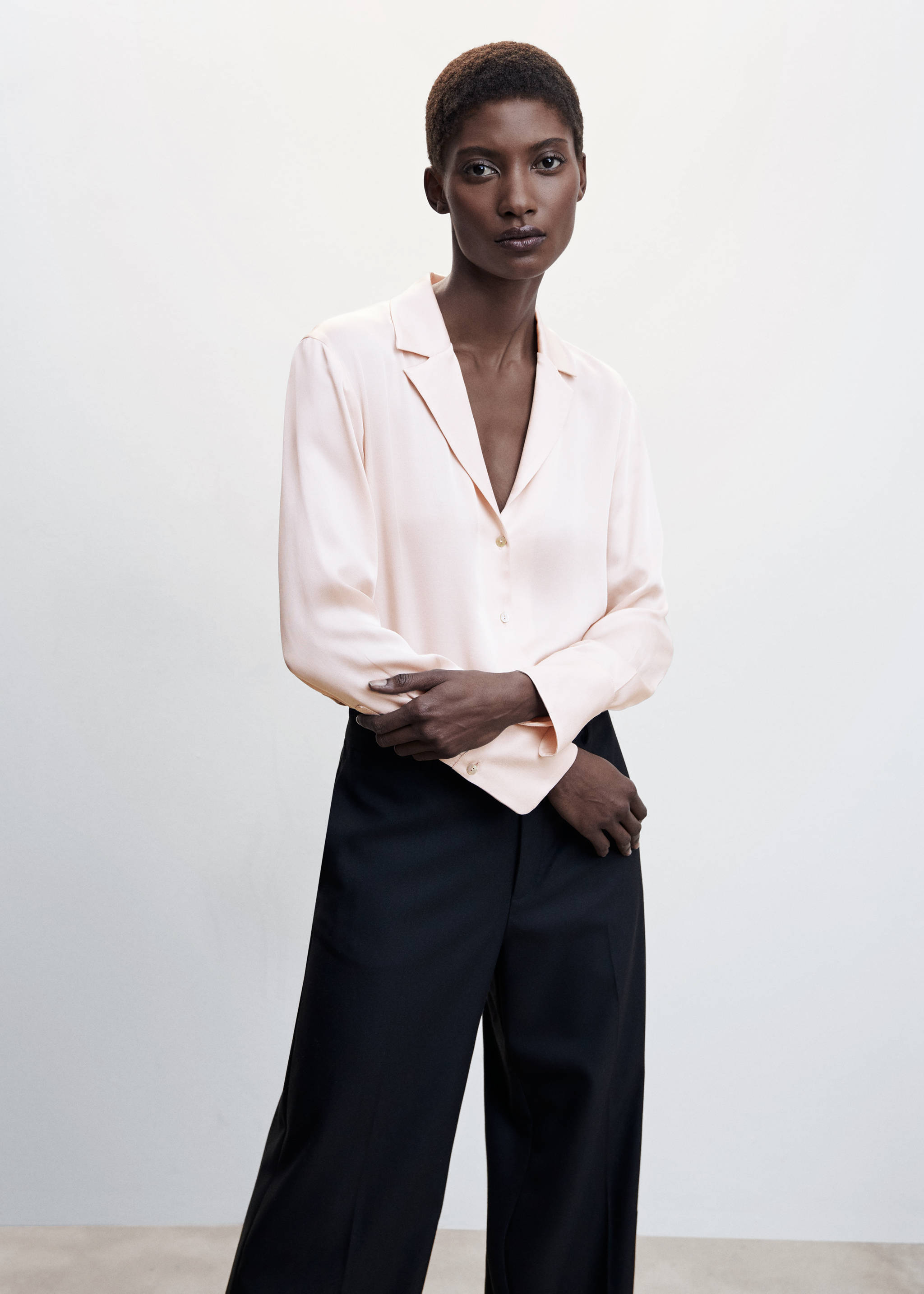 Blouse fluide rabats - Plan moyen