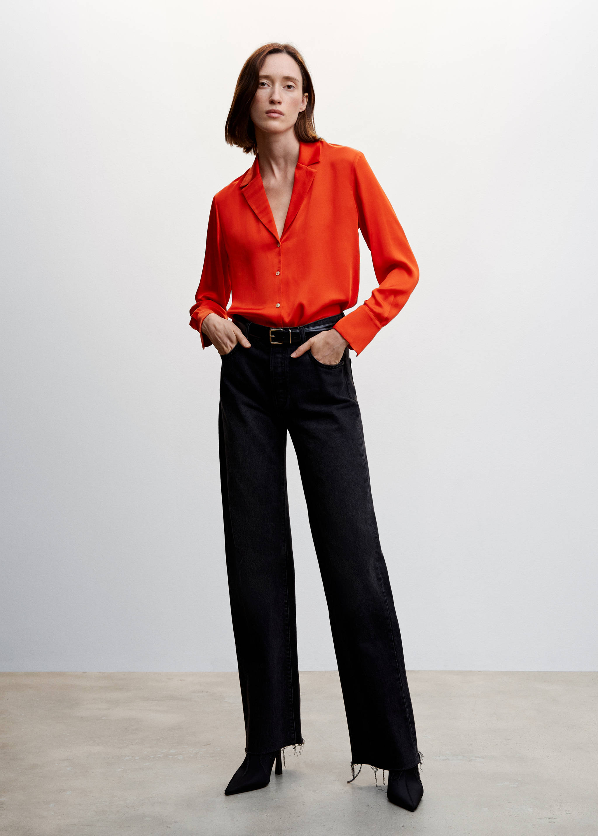 Blouse fluide rabats - Plan général