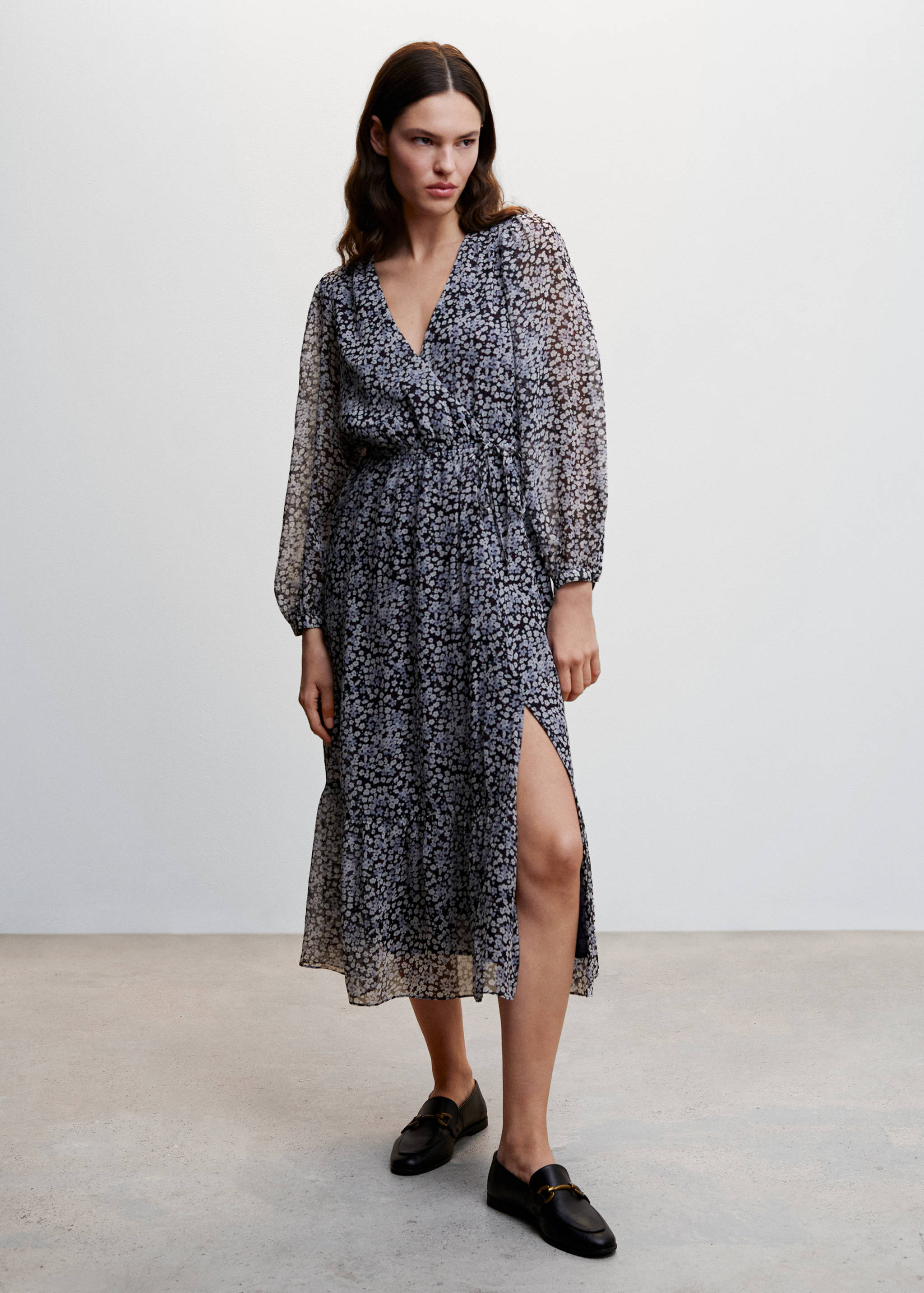 Robe à imprimé fleurs - Plan général