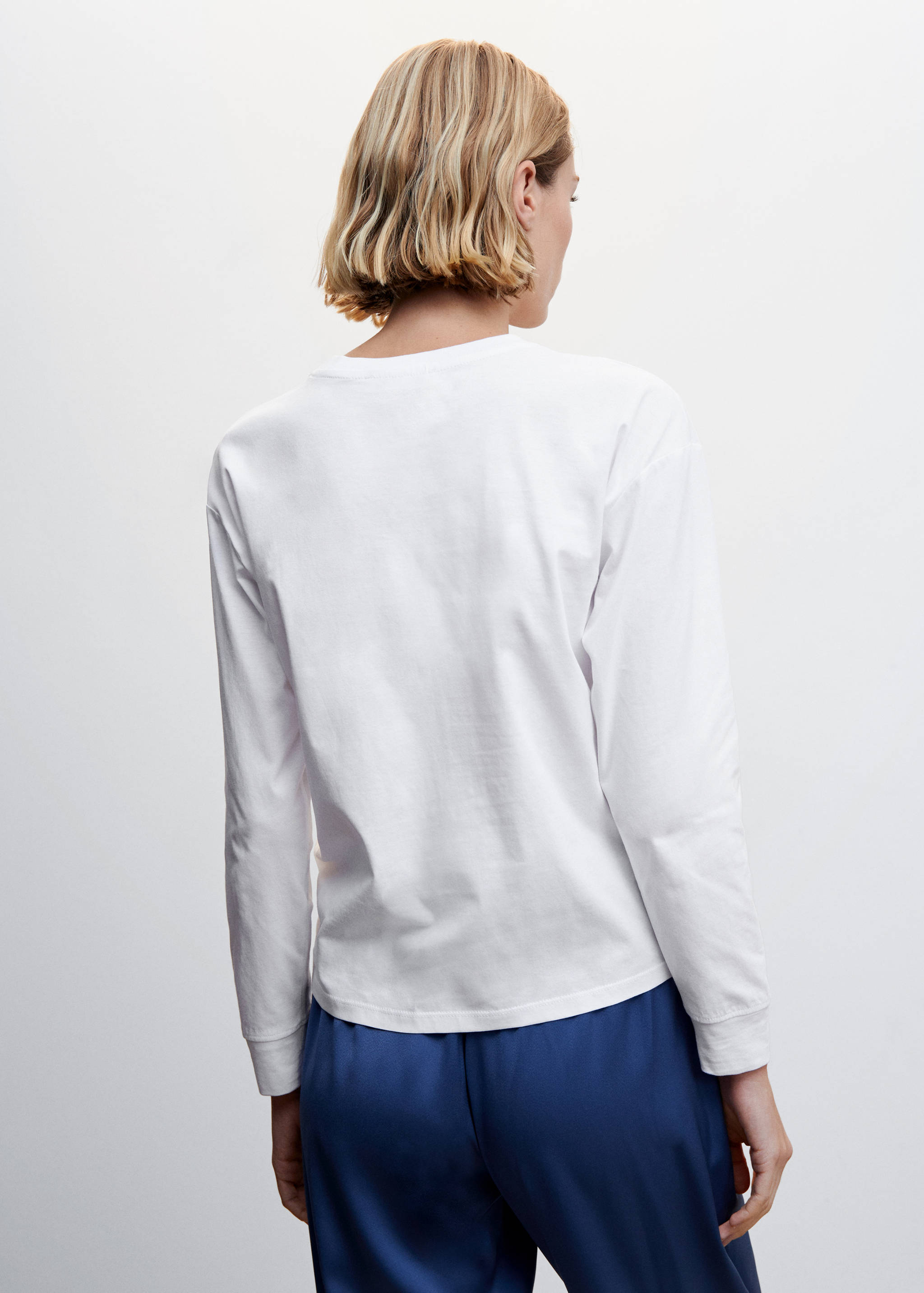 2 pack cotton t-shirt - Reverse of the article