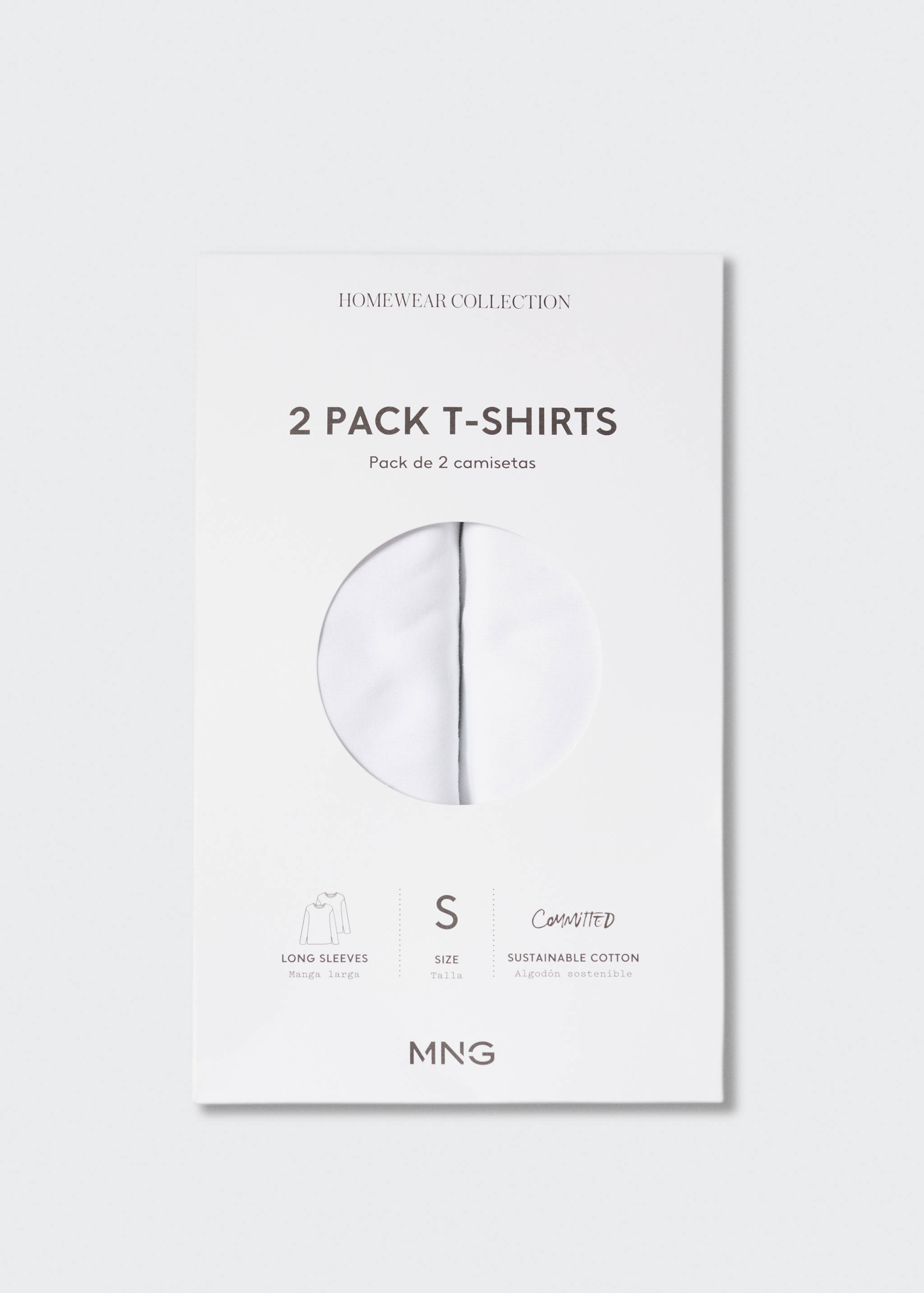 2 pack cotton t-shirt - Article without model
