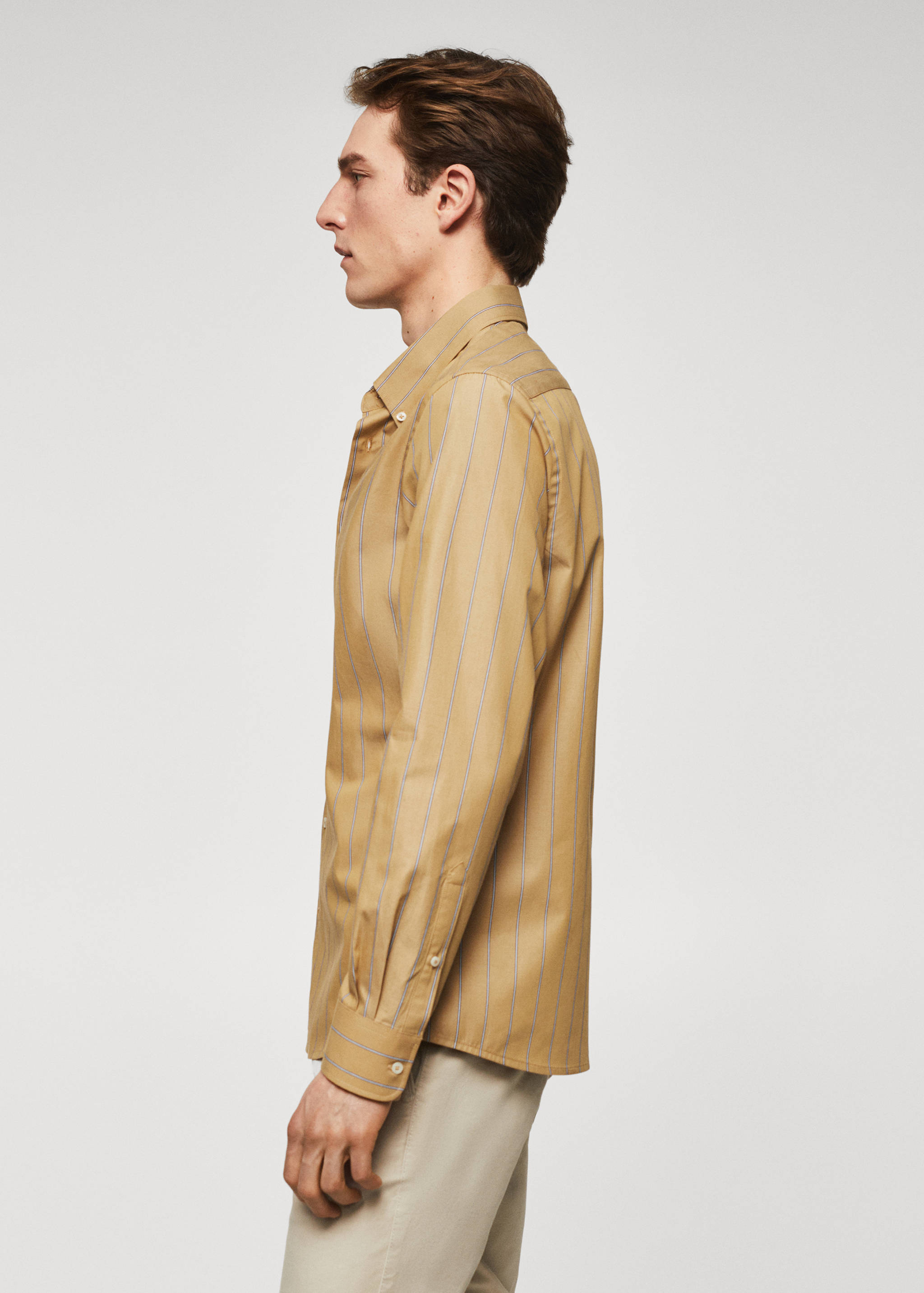 Chemise habillée coton rayures - Détail de l'article 6