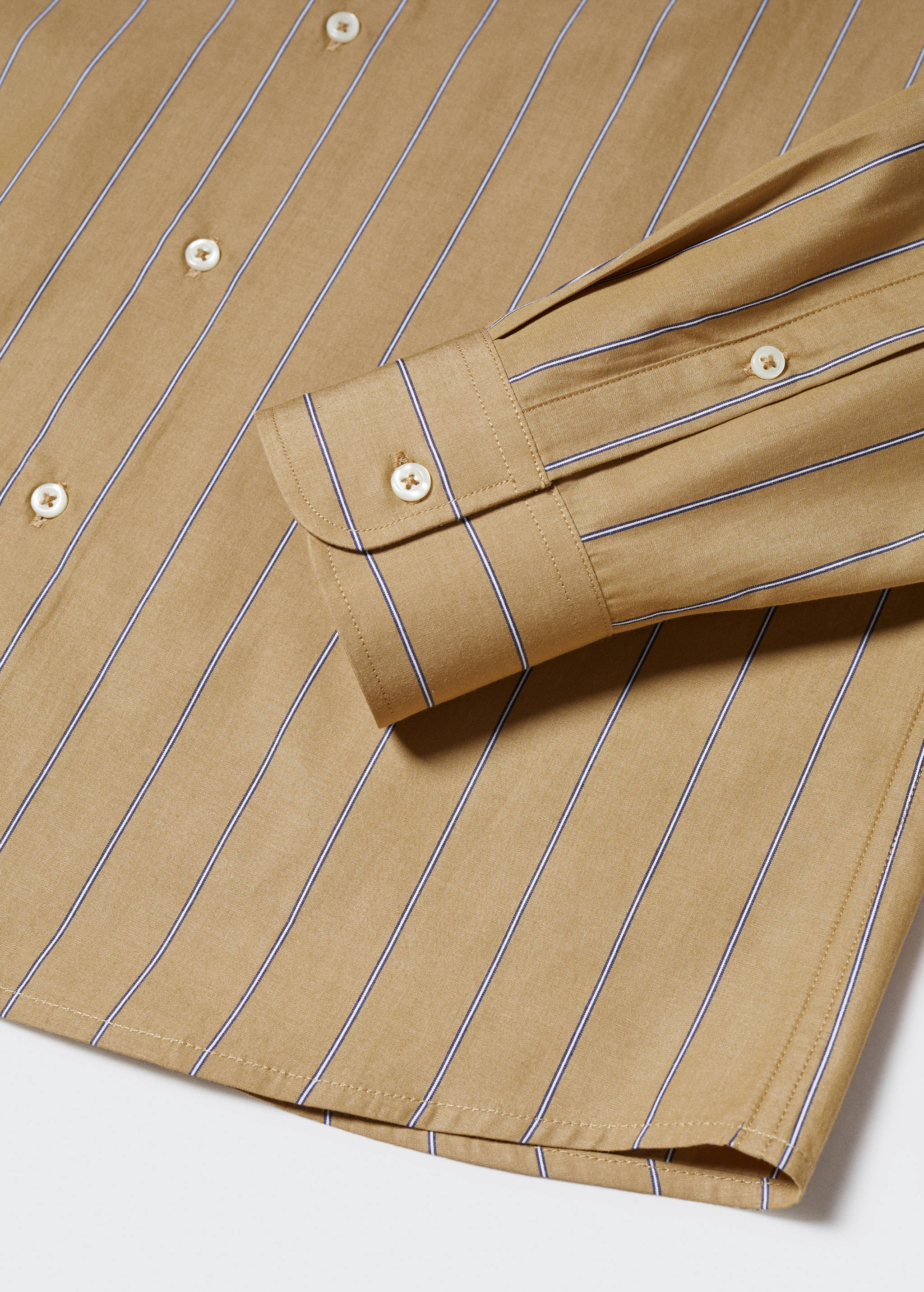 Chemise habillée coton rayures - Détail de l'article 8