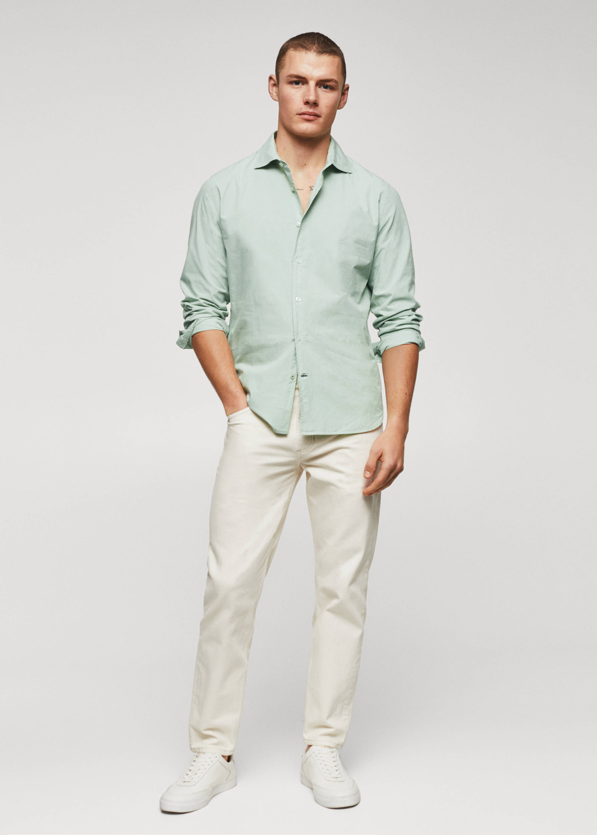 Chemise 100 % coton - Plan général