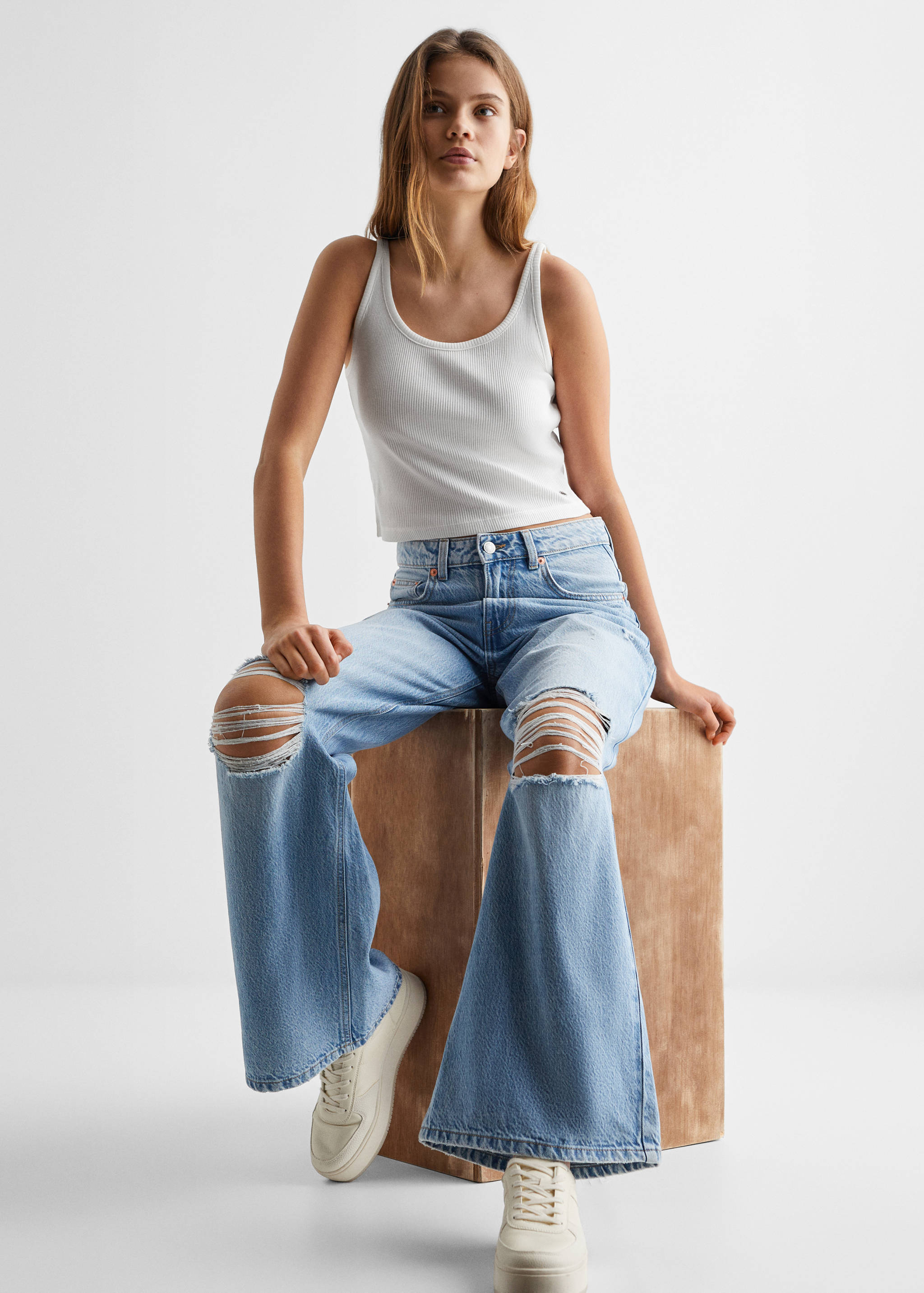 Cotton crop top - Details of the article 2