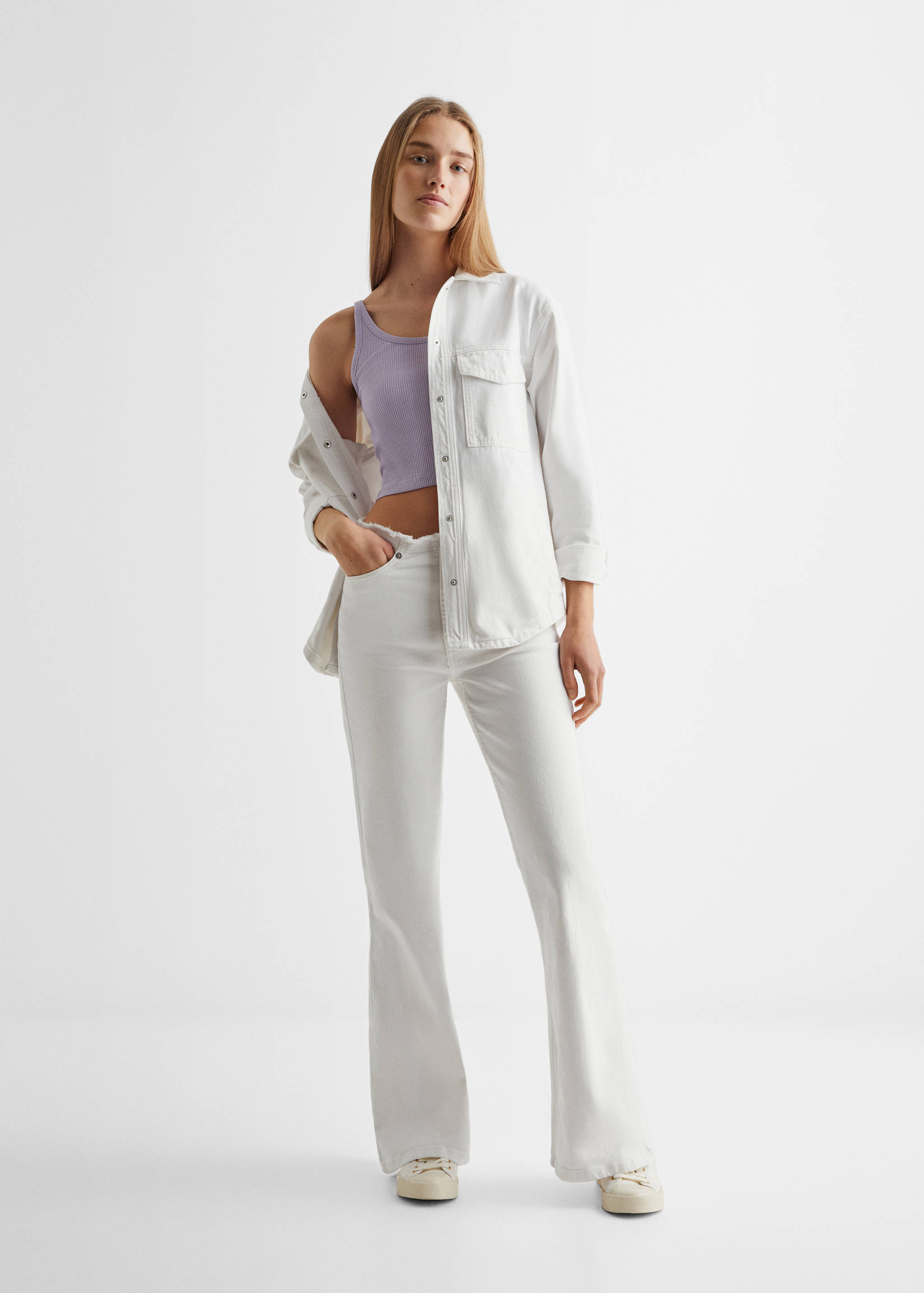 Cotton crop top - General plane