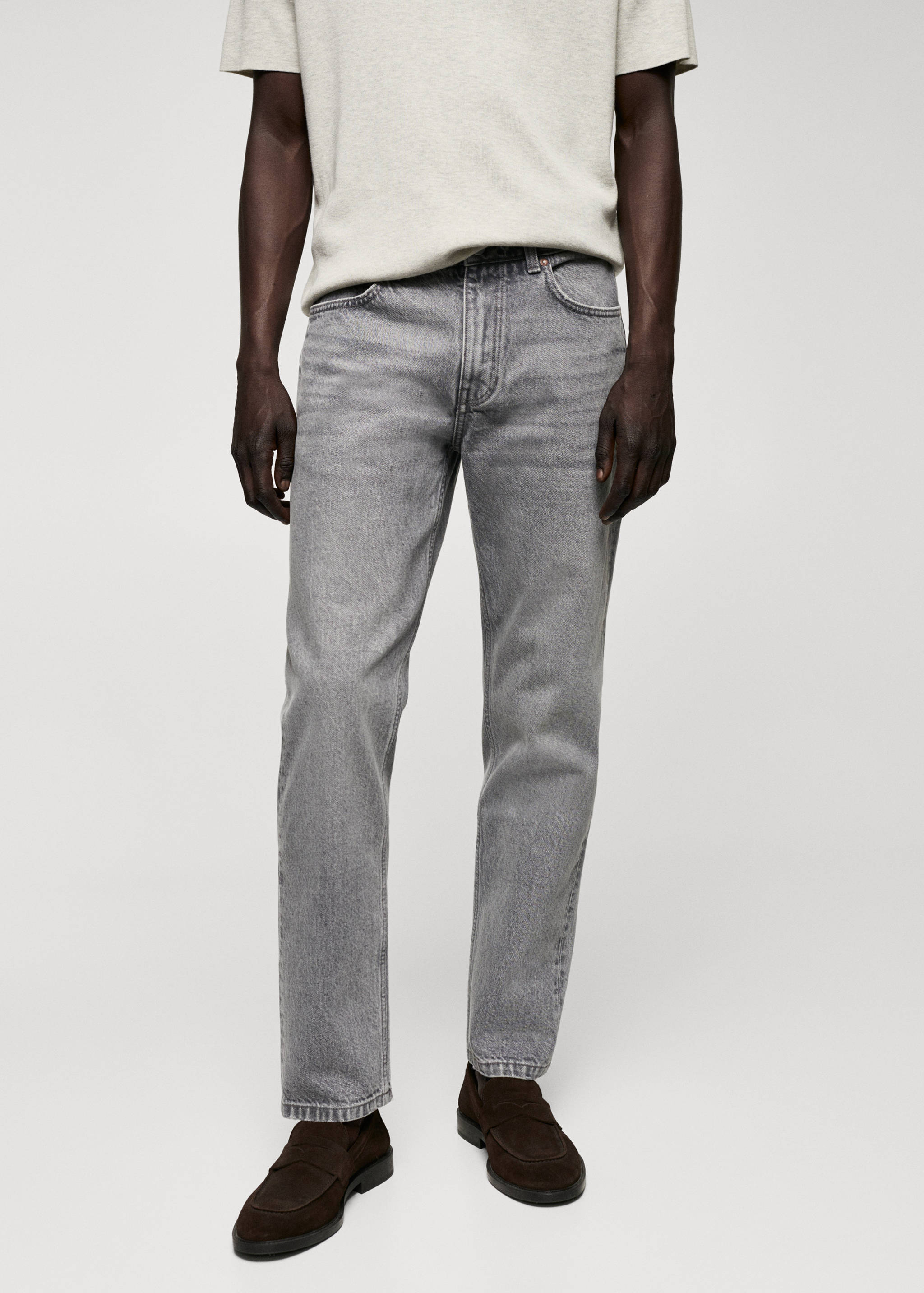 Bob straight-fit jeans - Medium plane