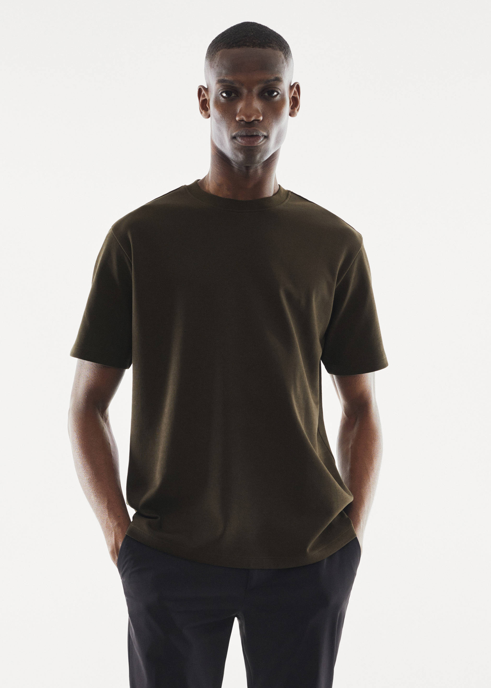 Breathable cotton t-shirt - Medium plane