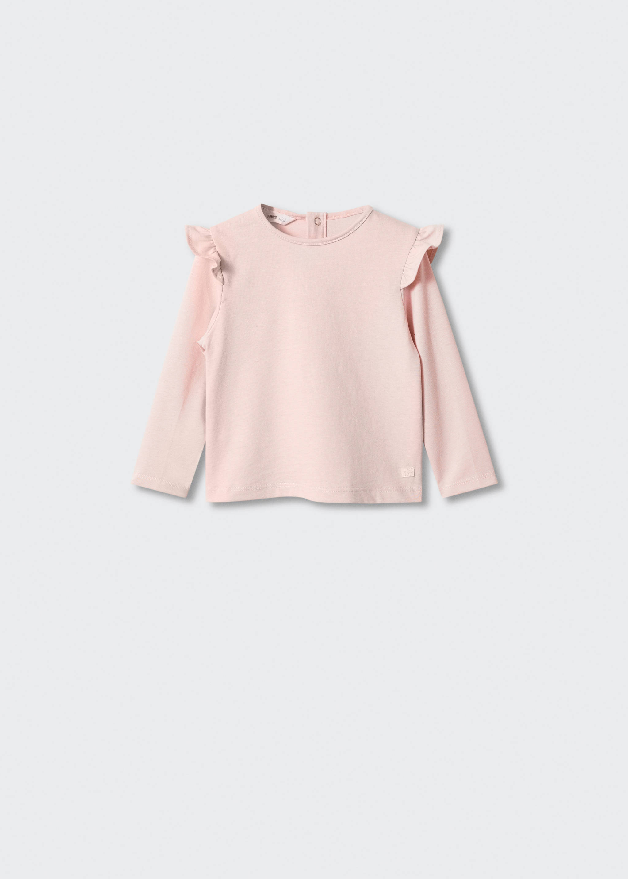 Long -sleeved t-shirt with ruffles - Article without model