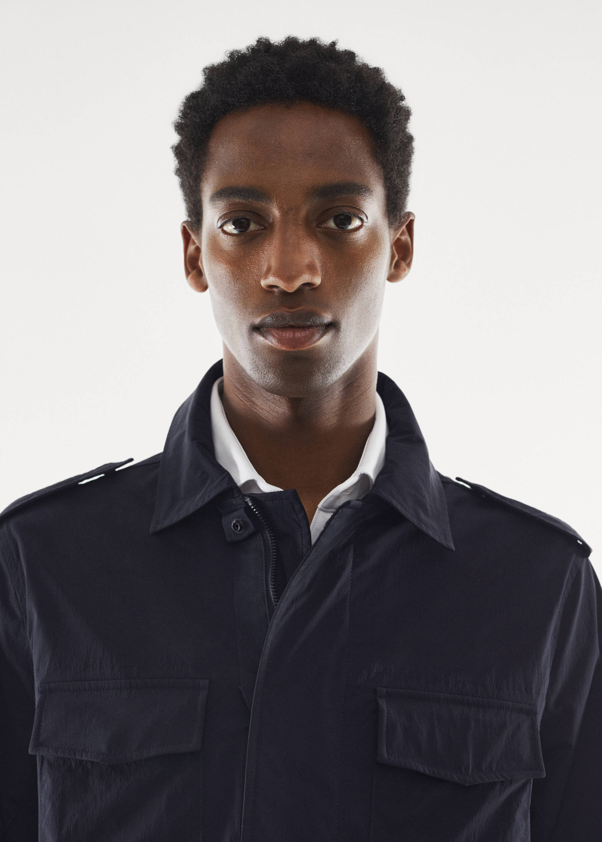 Military water-repellent jacket - Details of the article 1