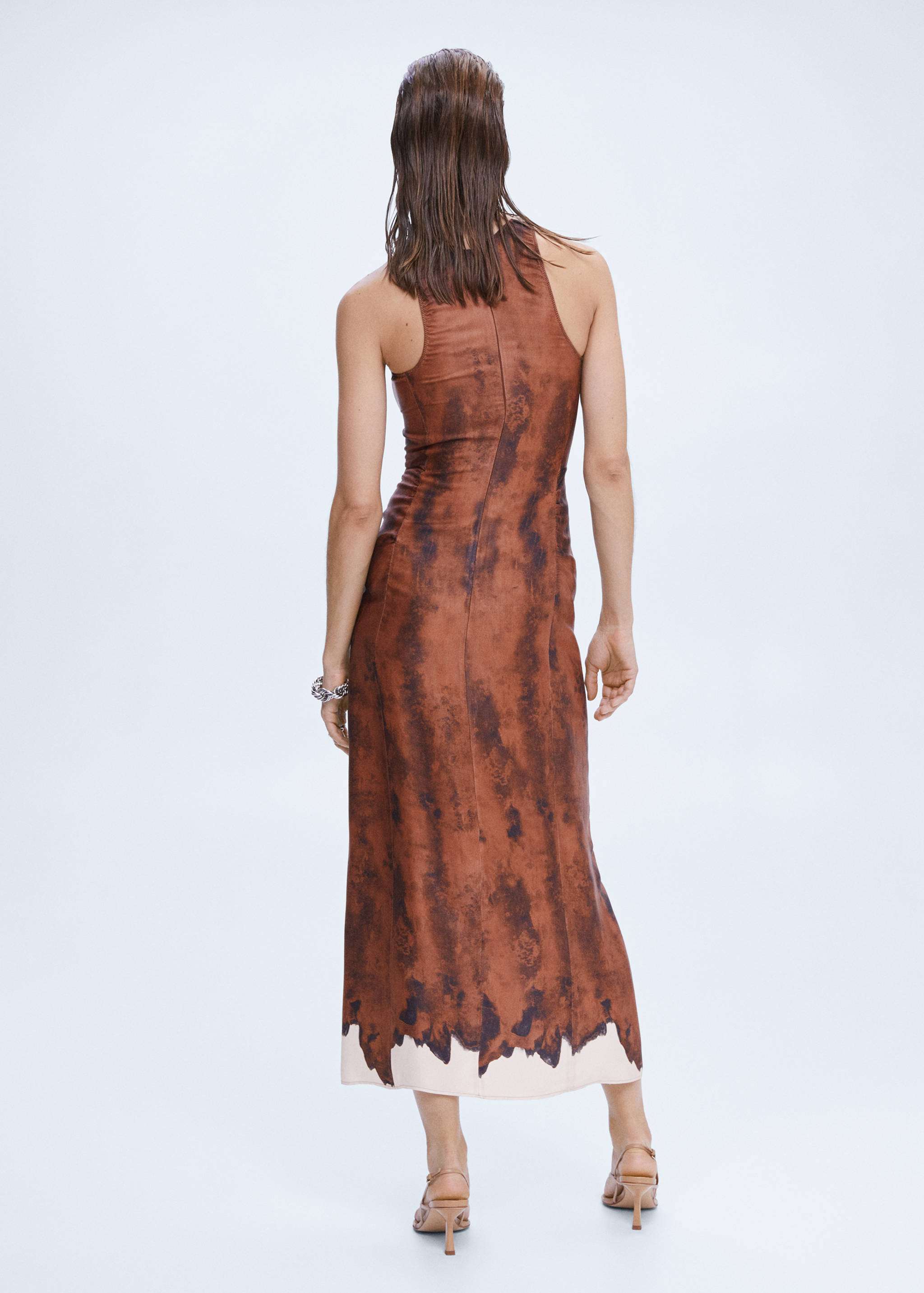 Robe tie and dye drapée - Verso de l’article